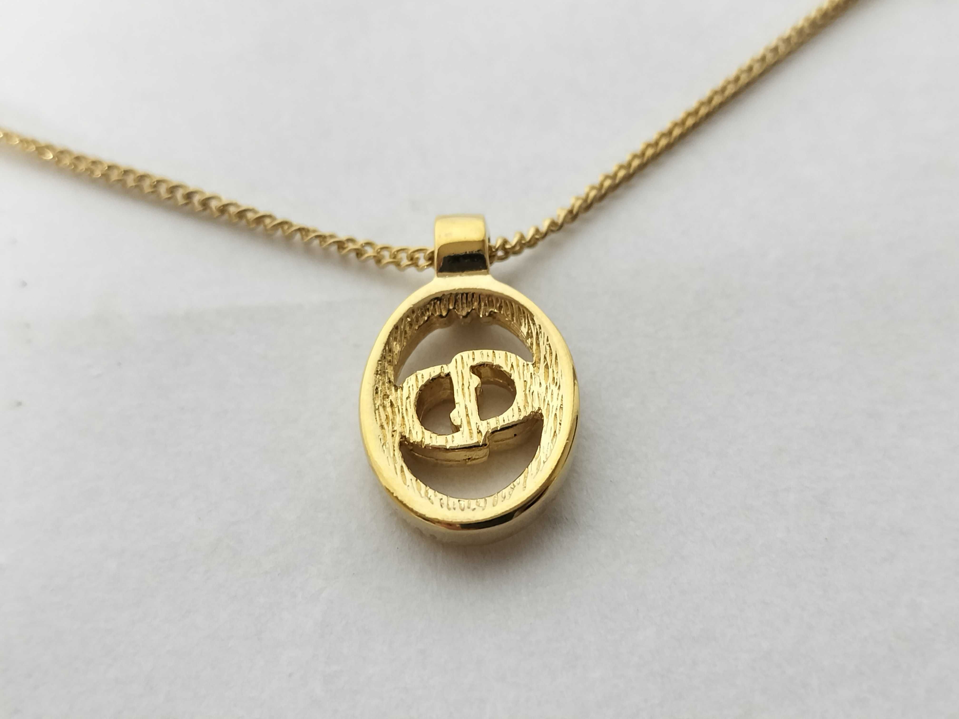 Circle CD Logo Necklace — view 2
