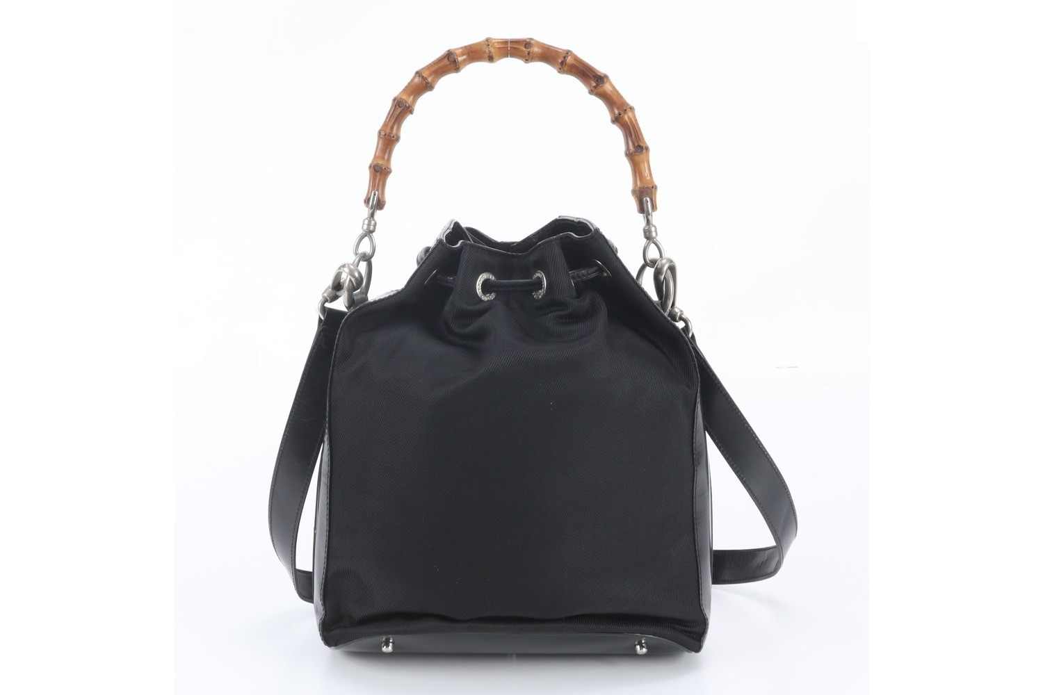 Bamboo Leather 2-Way Shoulder Bag — view 4