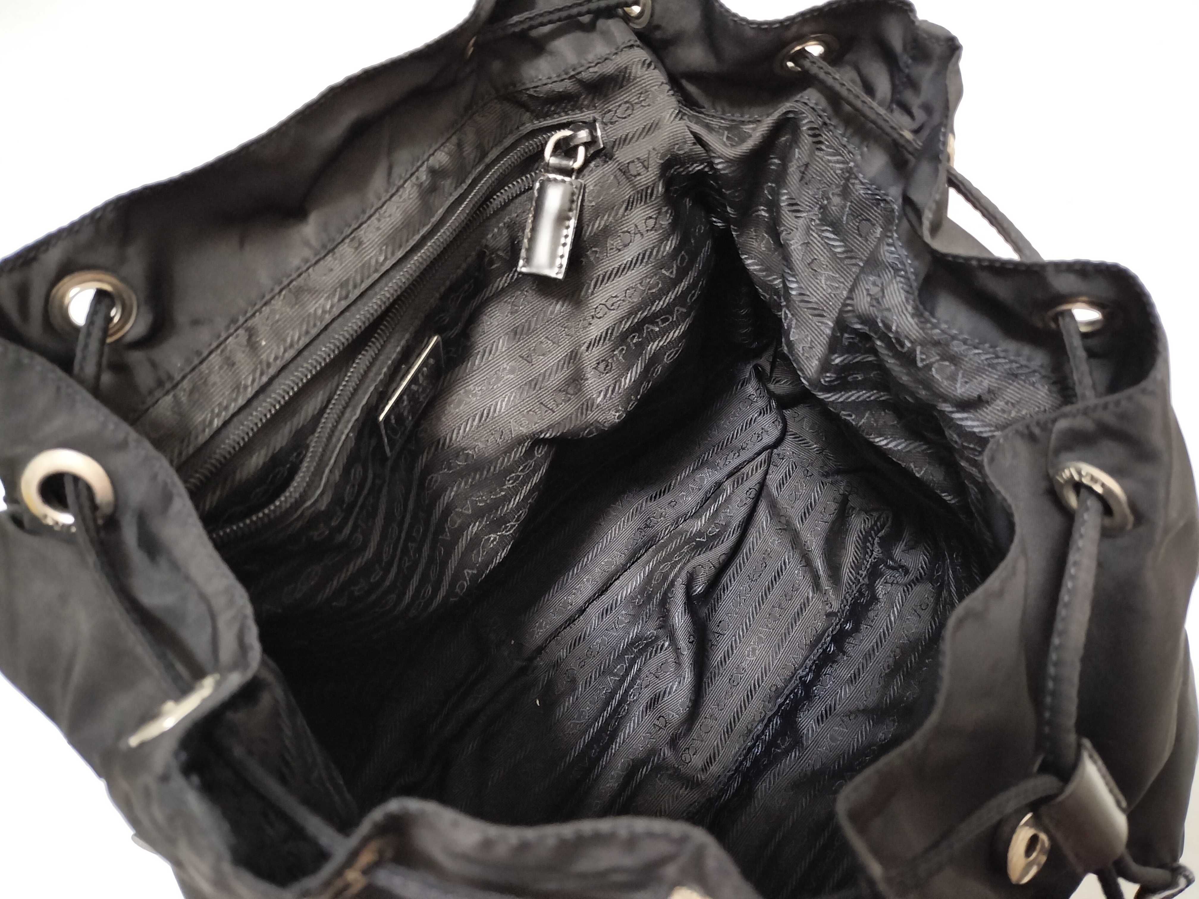 Nylon Prada Backpack B2811 OPTI Stamped Dust Bag Backpack — view 11