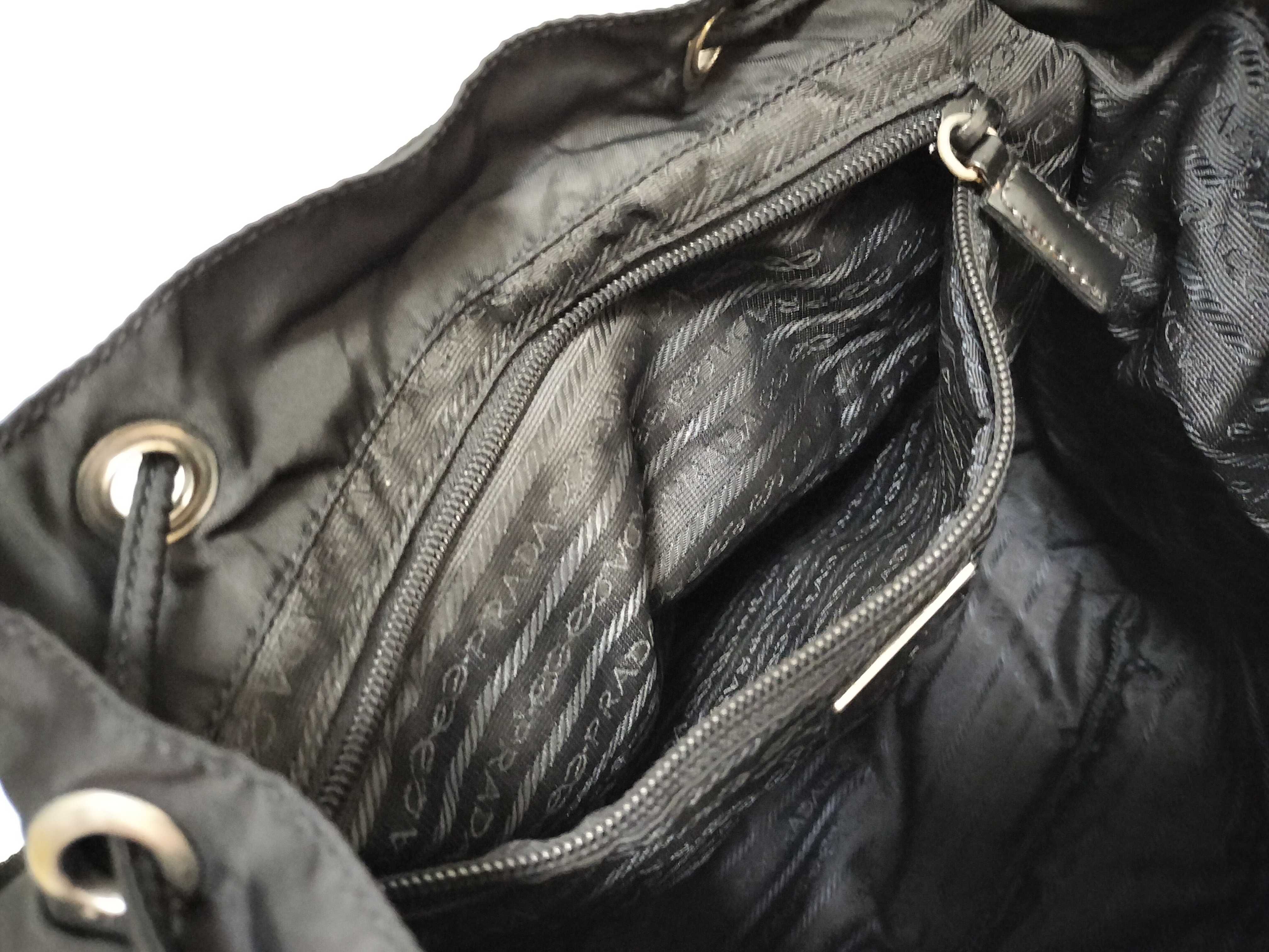 Nylon Prada Backpack B2811 OPTI Stamped Dust Bag Backpack — view 12