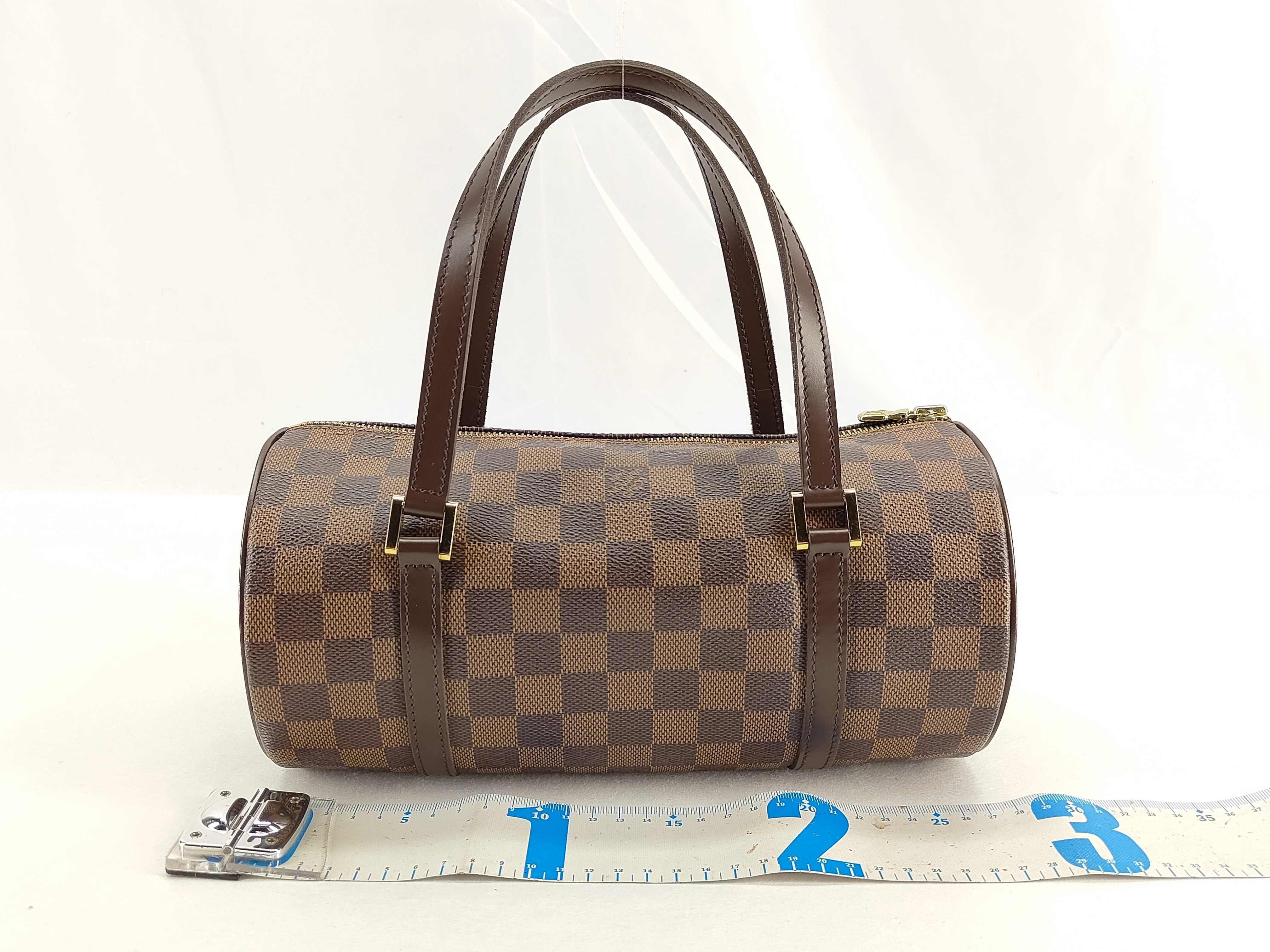 Damier Papillon 30 N51303 DU0025 Brown Handbag — view 2