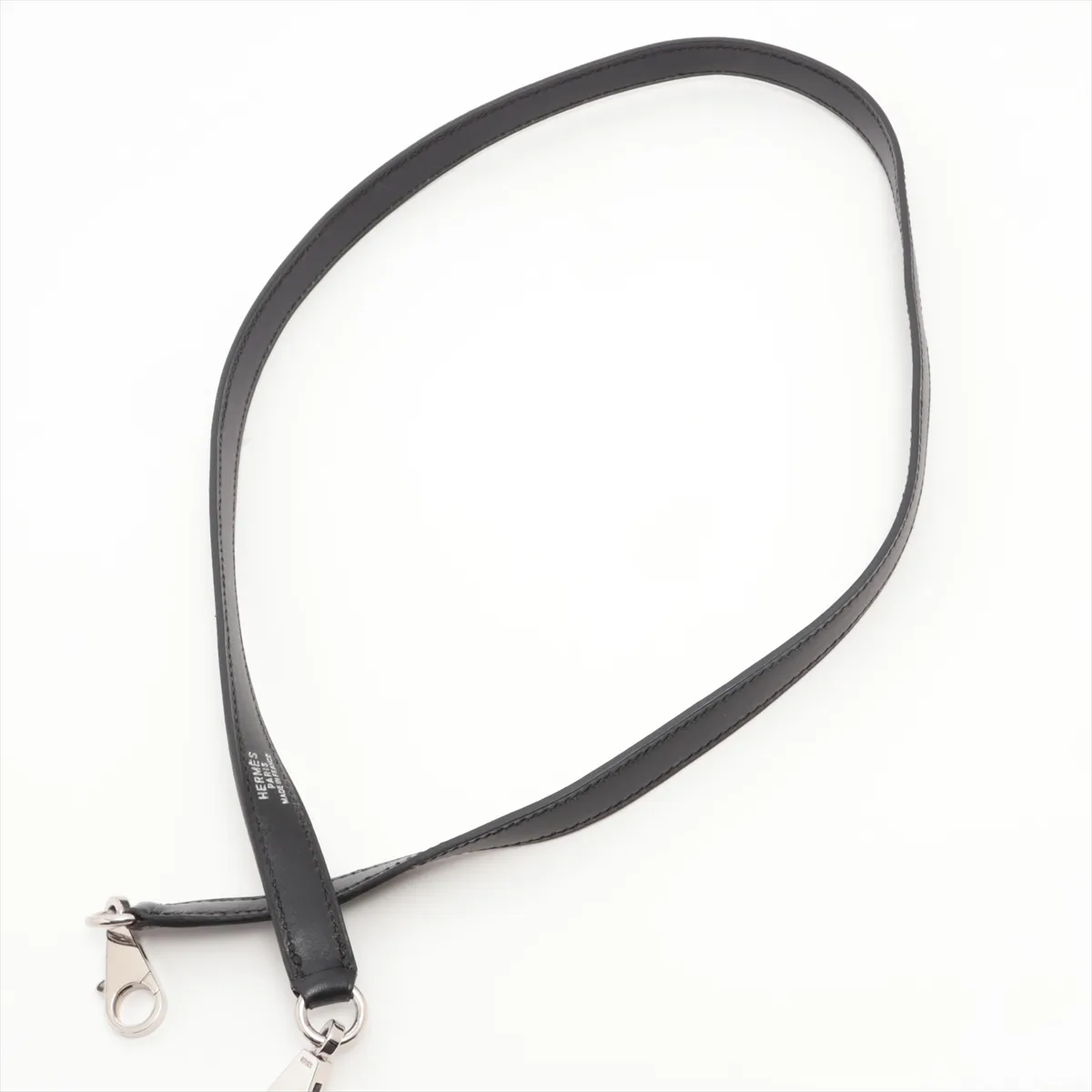 [Individually wrapped] Hermes Kelly 32 Serie Box Calf Black Silver Hardware D:2000 — view 7