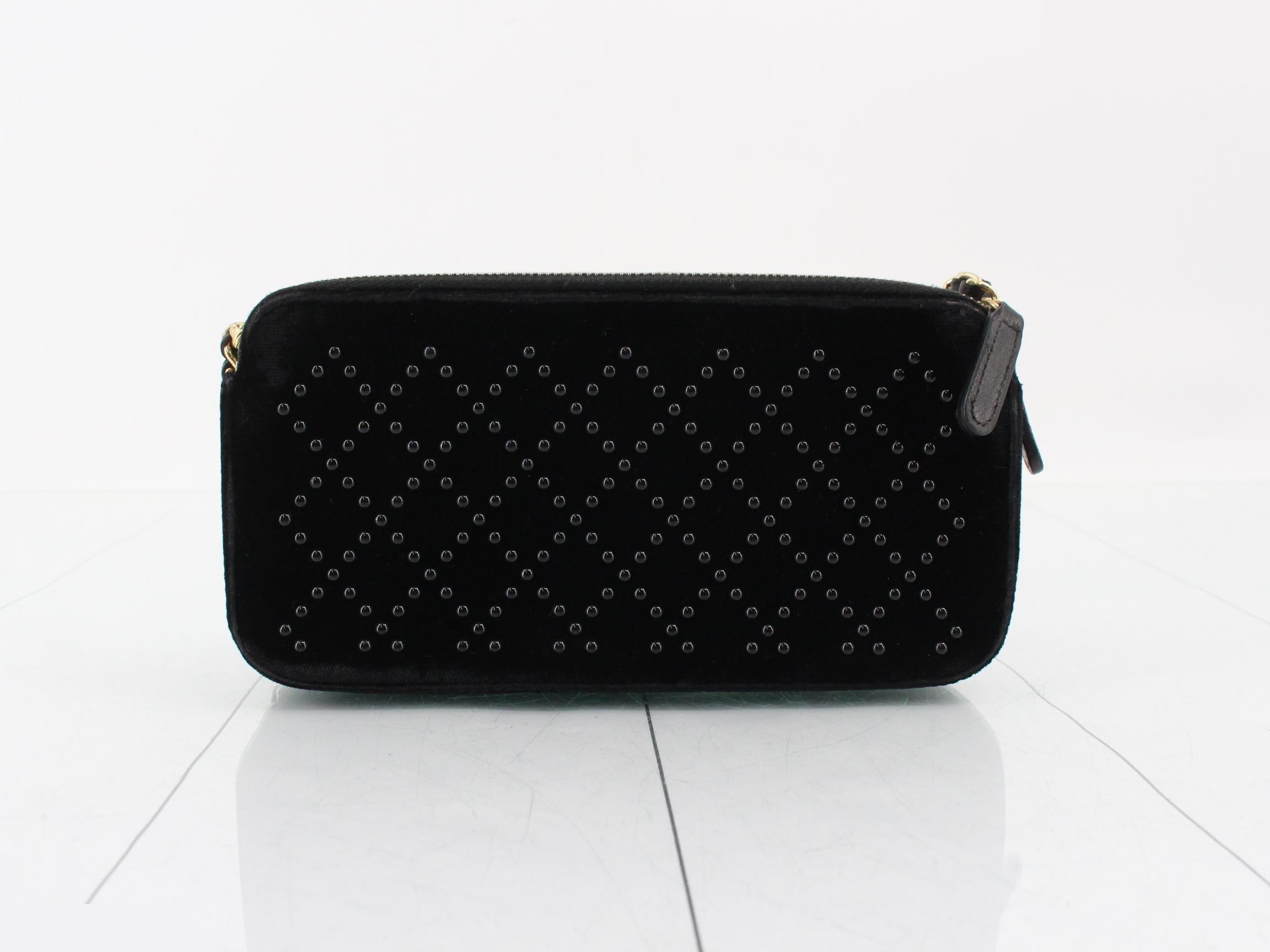 Velvet chain bag — view 2