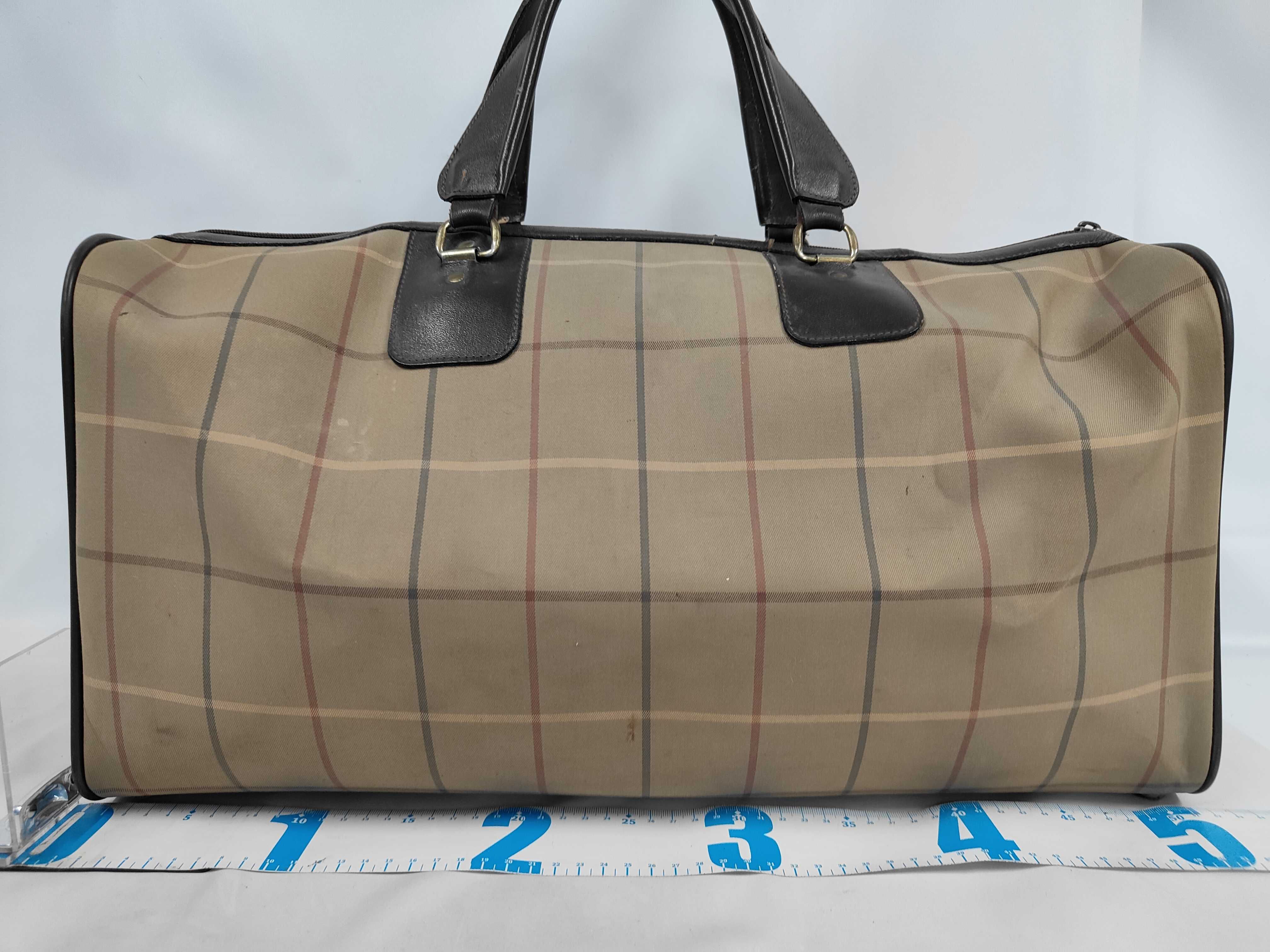 Boston Bag, Canvas, Brown — view 2