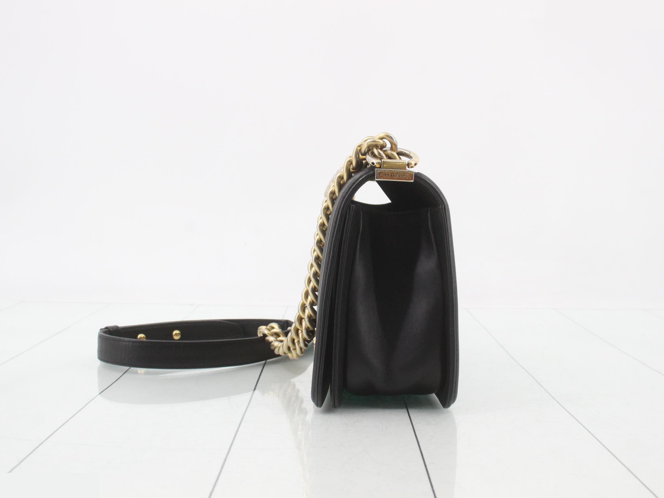 Boy Chanel Chain Shoulder Bag — view 3