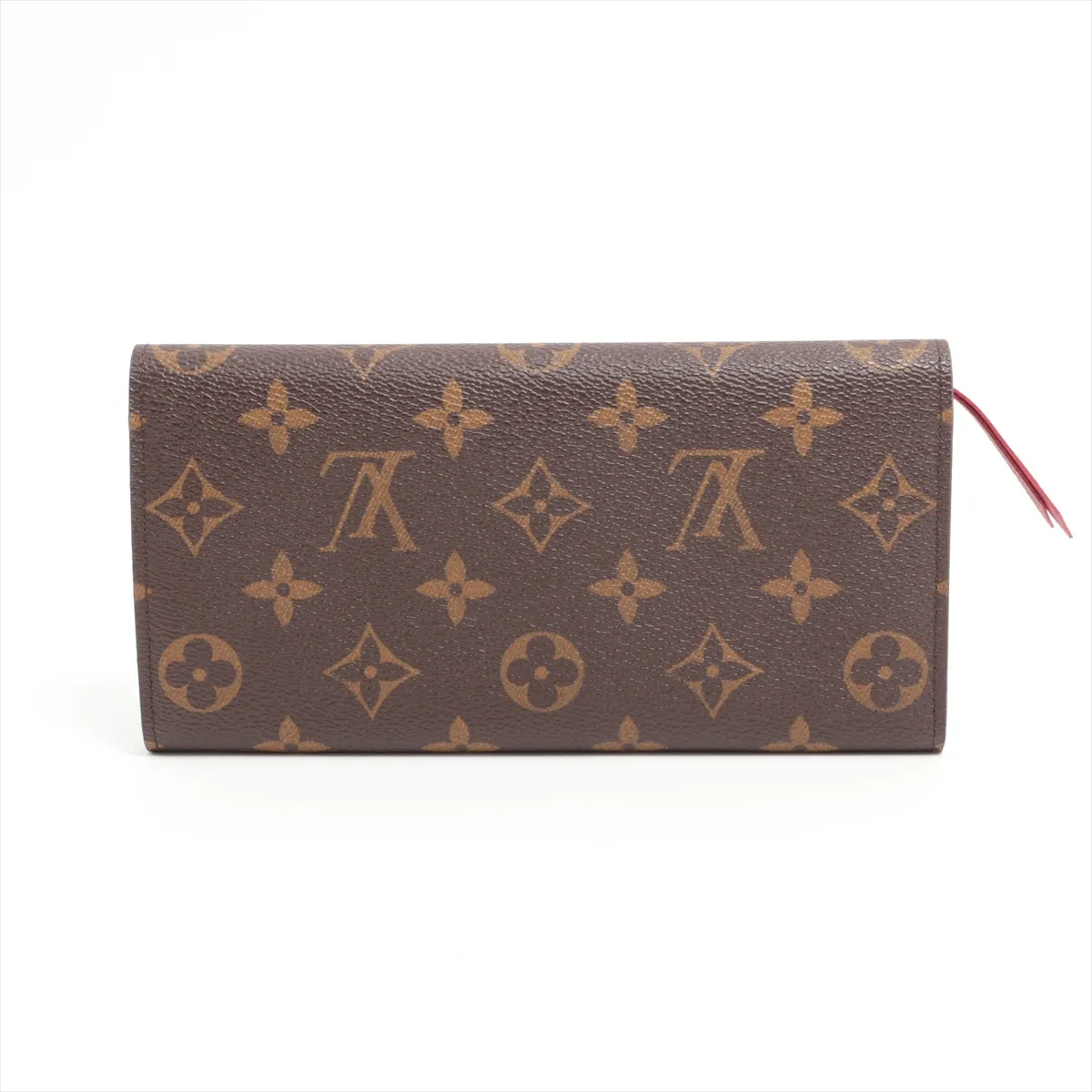Monogram Portefeuille Emily M60136 CA4039 Red x Brown Long Wallet — view 2