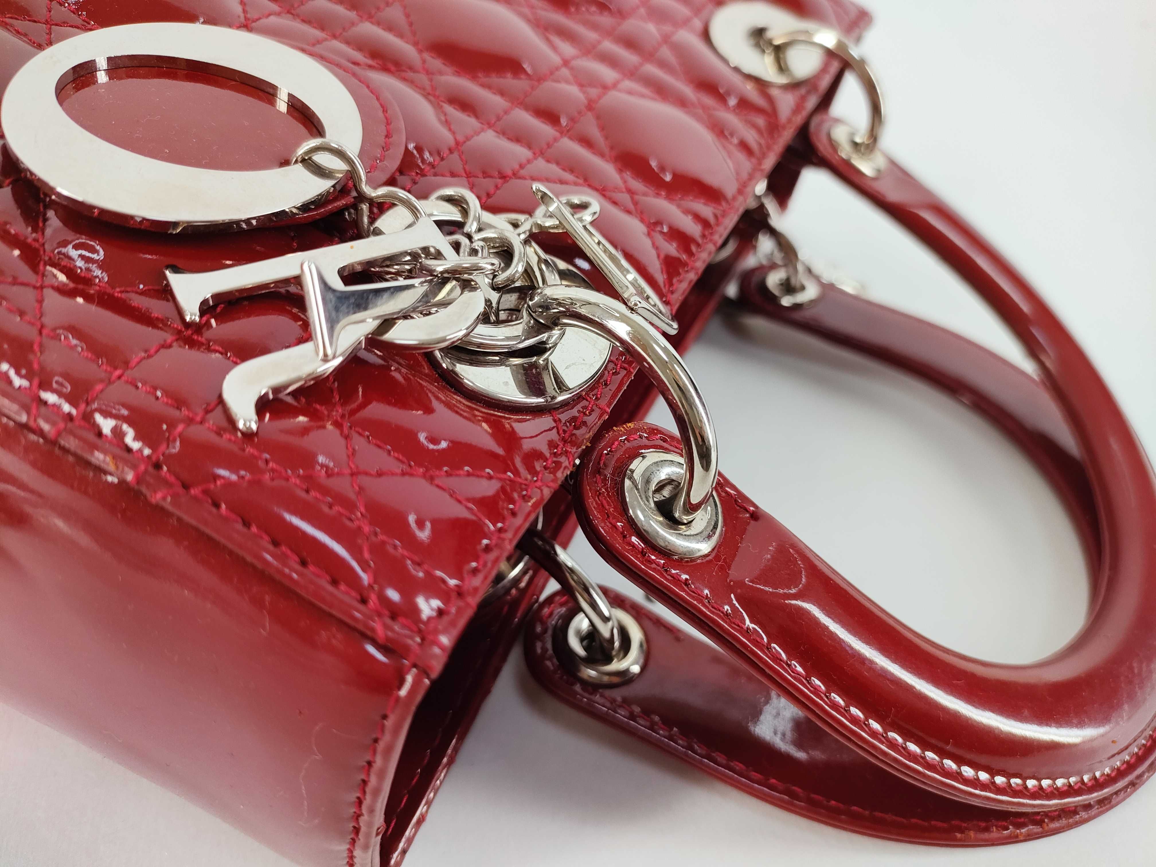 Trumpet Only Bag 5 Pocket Diamond Single Shoulder Bag Silver Button Handbag — view 5