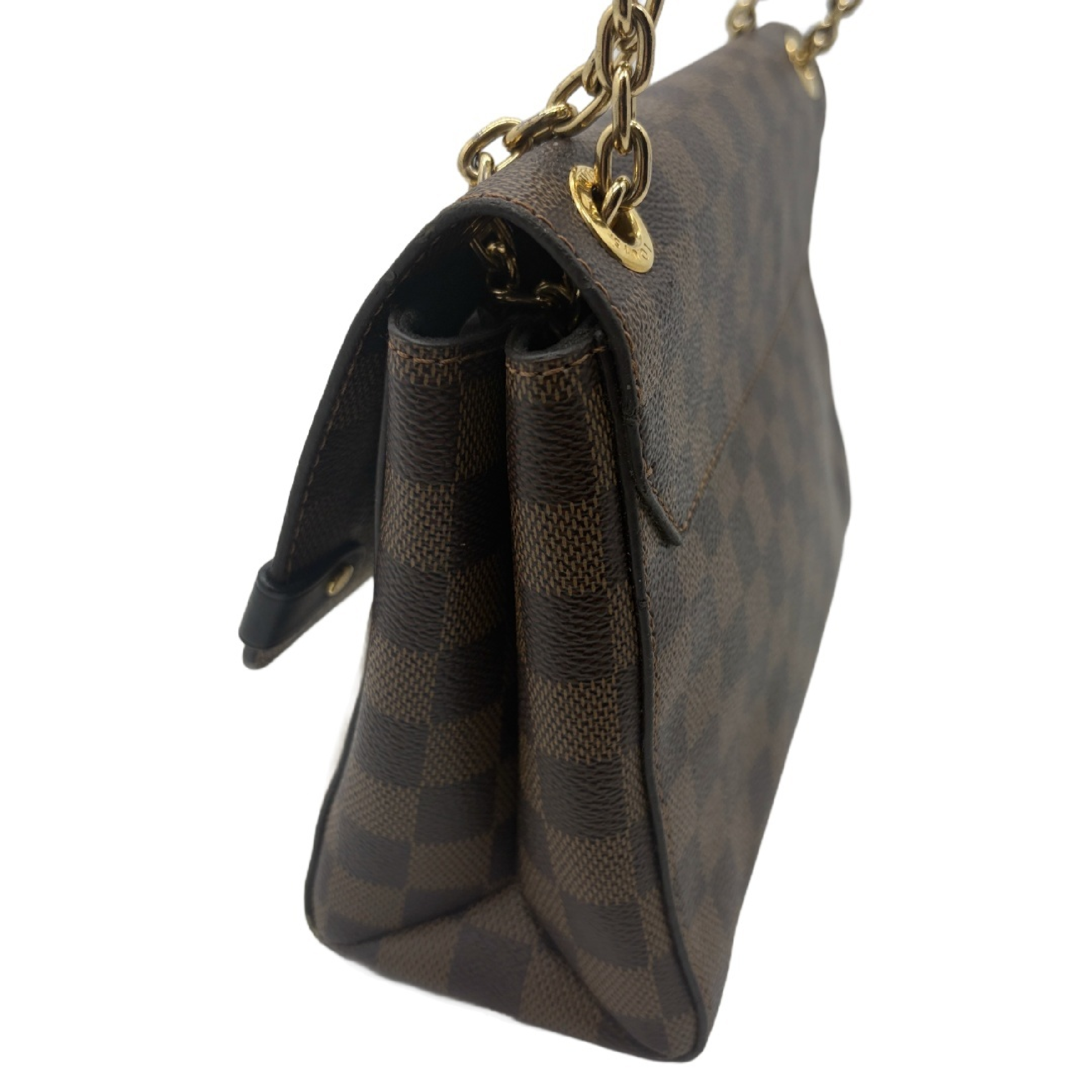 PM N40113 Damier Ebene Chain Shoulder Bag — view 4