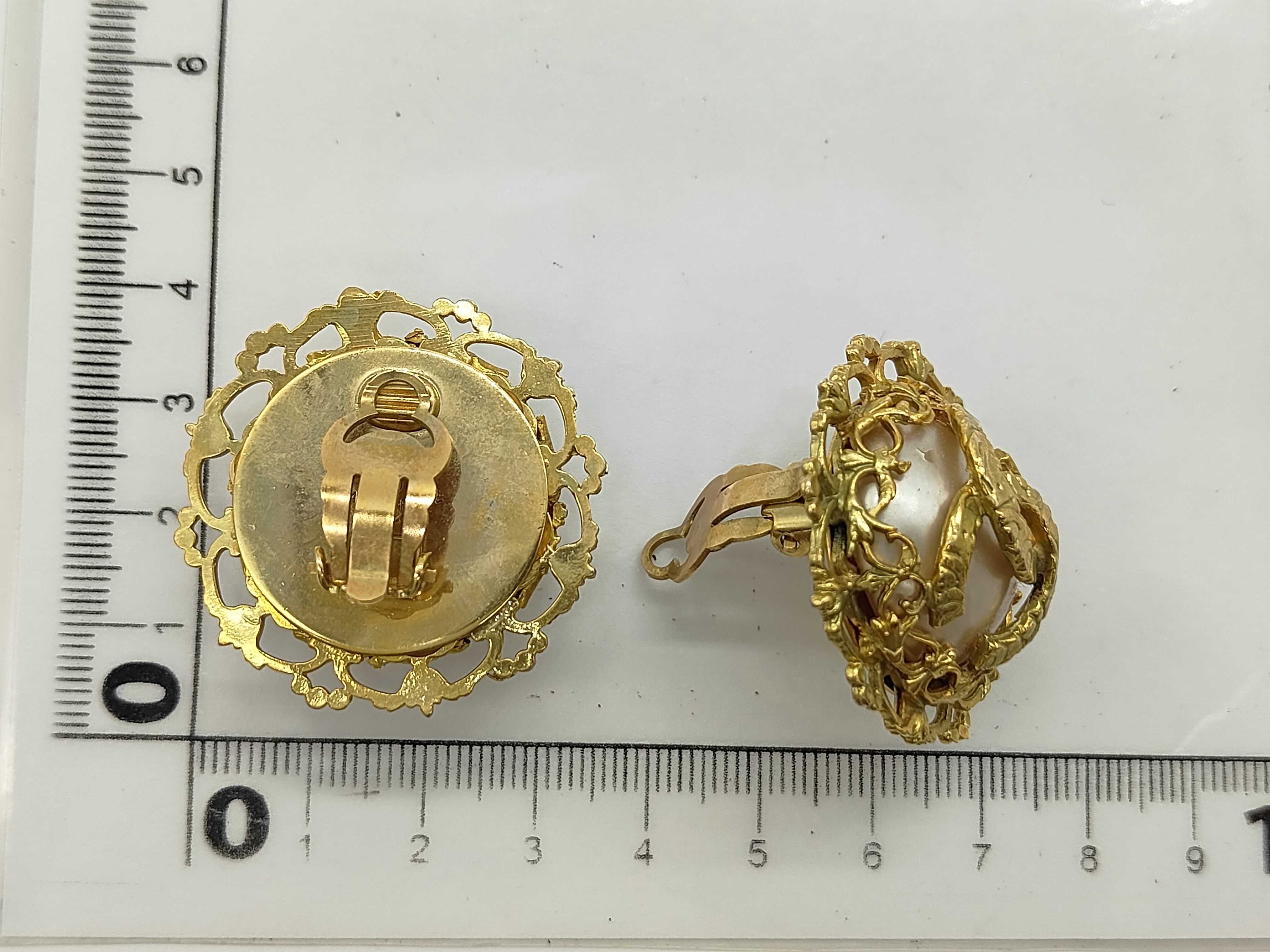 earrings, pearl, Coco Mark, gold earrings — view 6