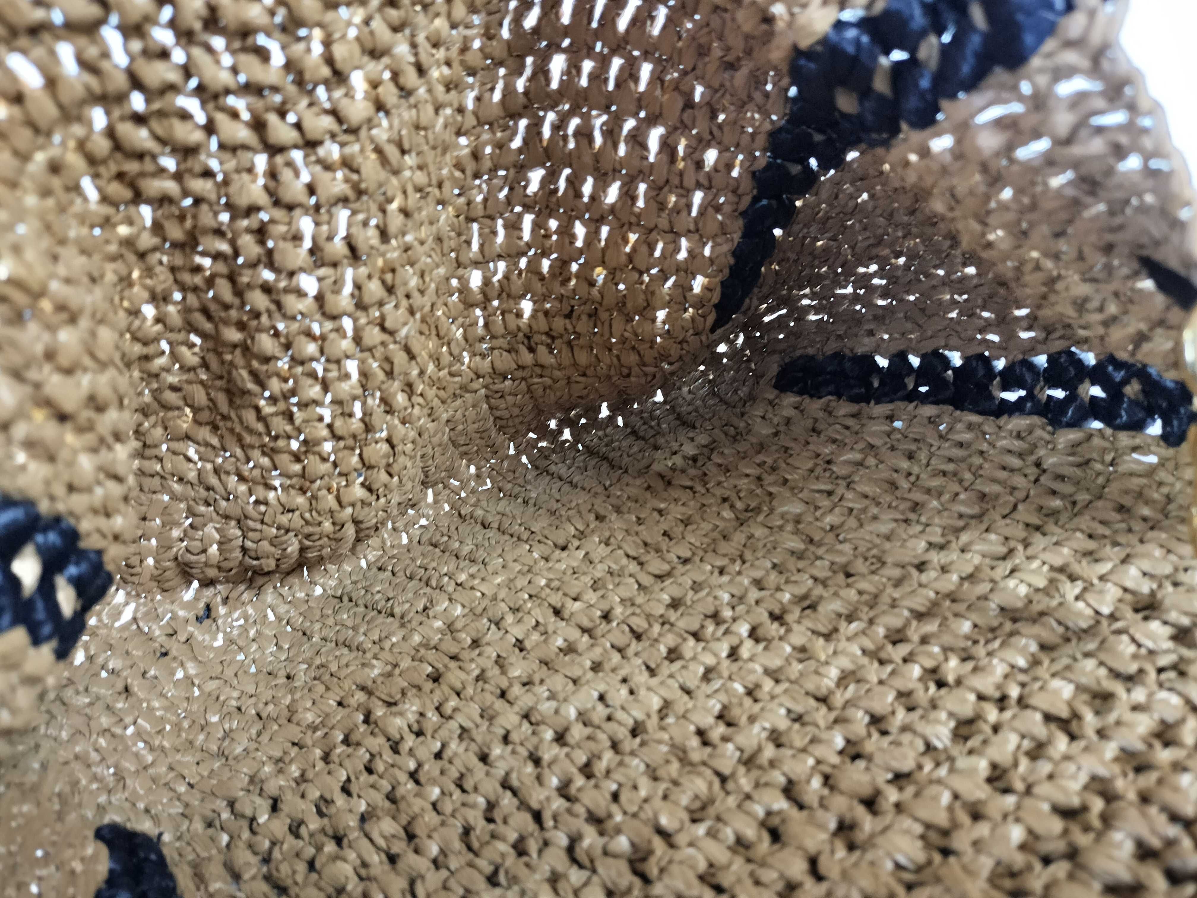 Marmont Raffia Large Tote Bag — view 8