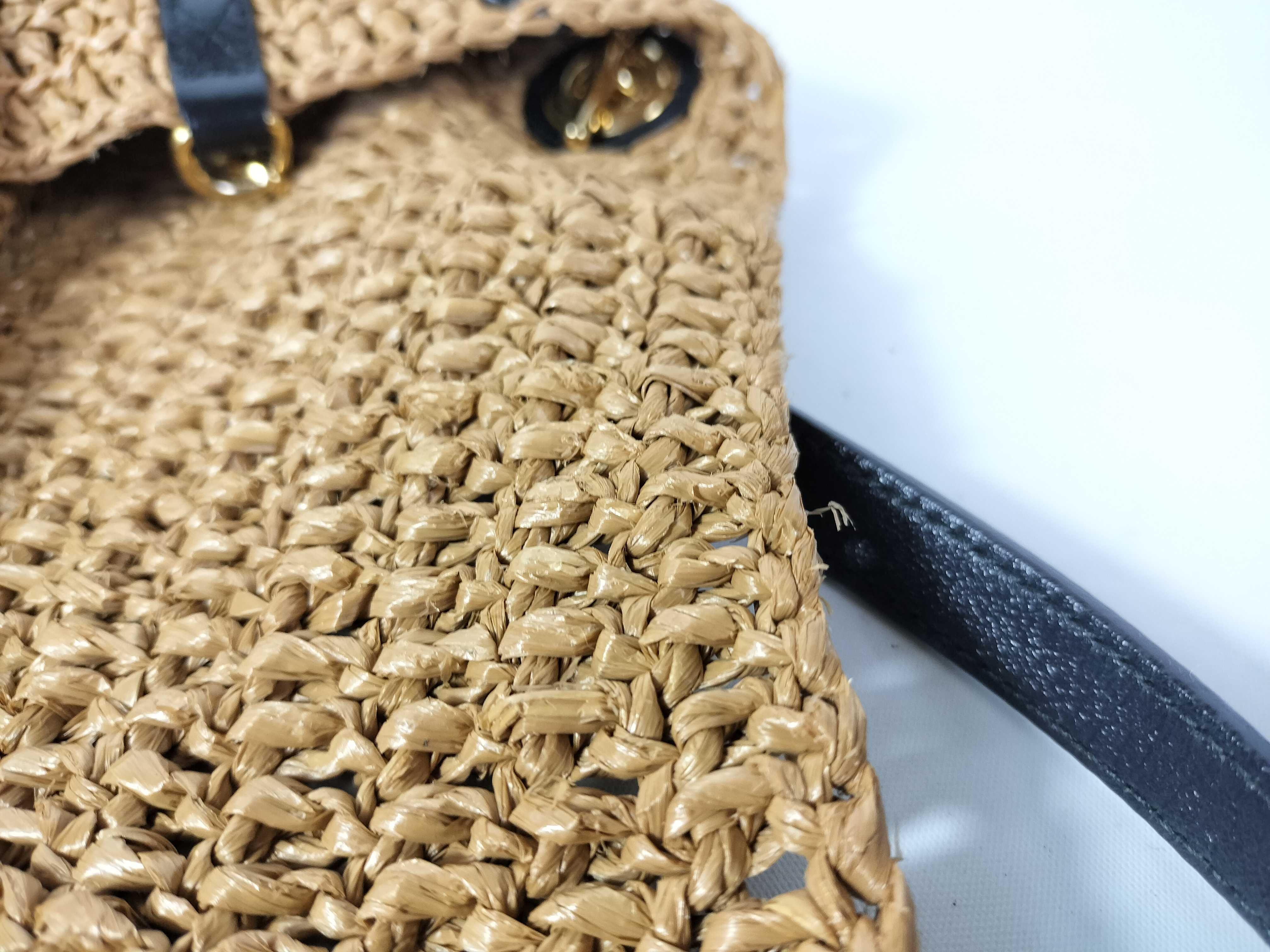 Marmont Raffia Large Tote Bag — view 9