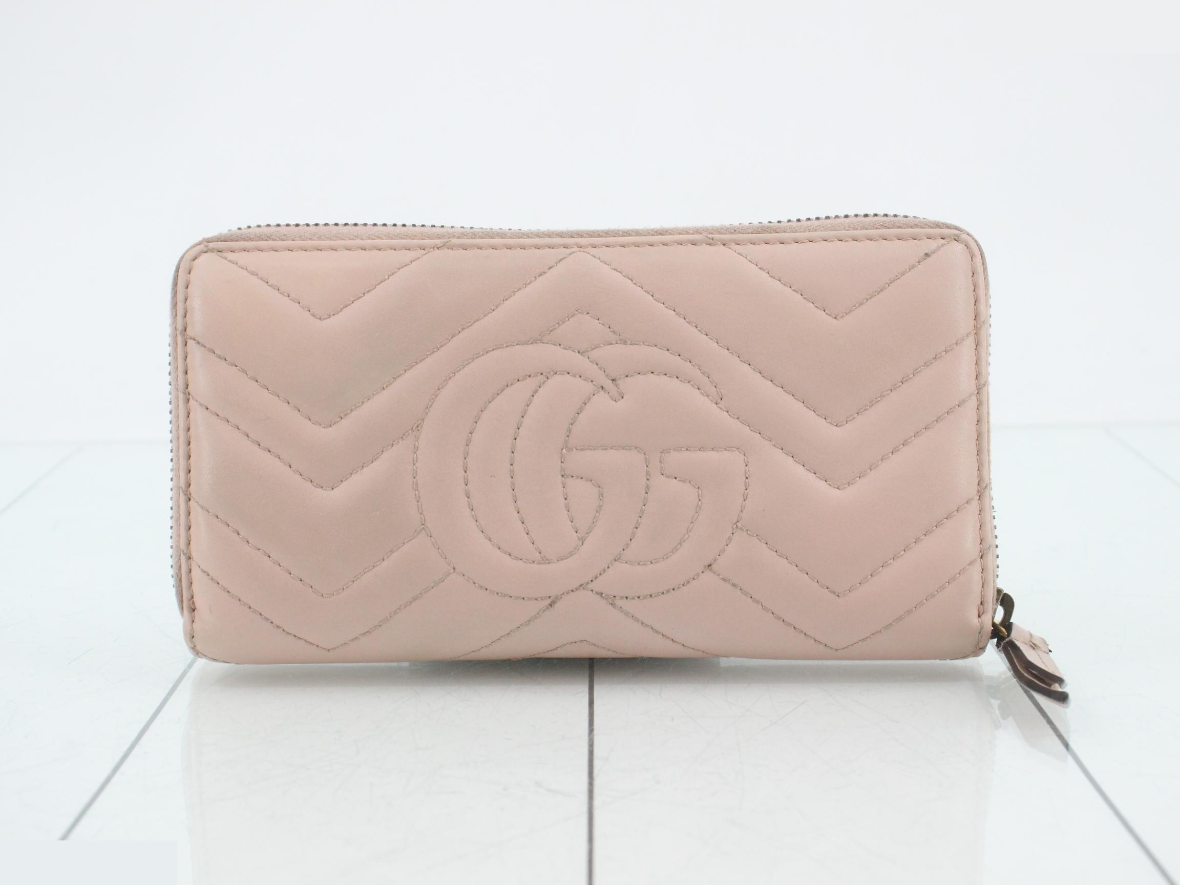 Leather zip-around wallet — view 2