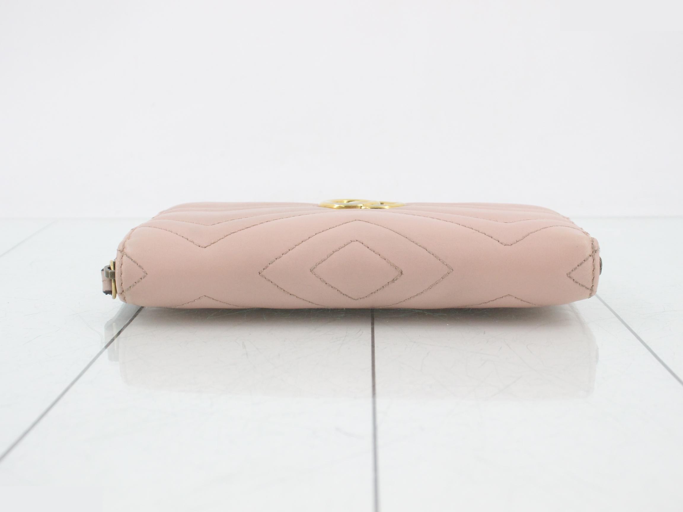 Leather zip-around wallet — view 3