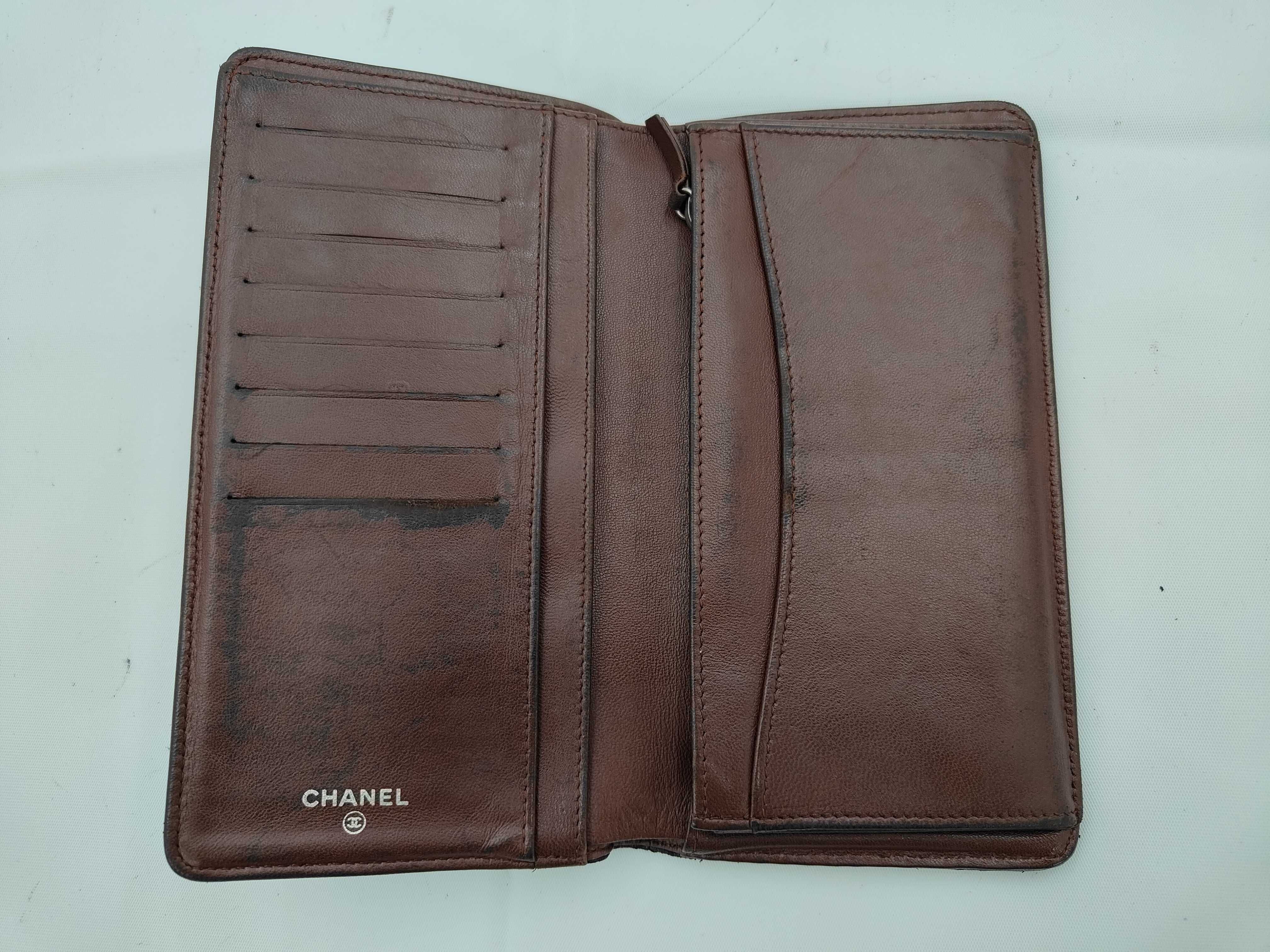 Matelassé Lambskin Bi-fold Wallet, Black, Coco Mark, A31509 — view 4