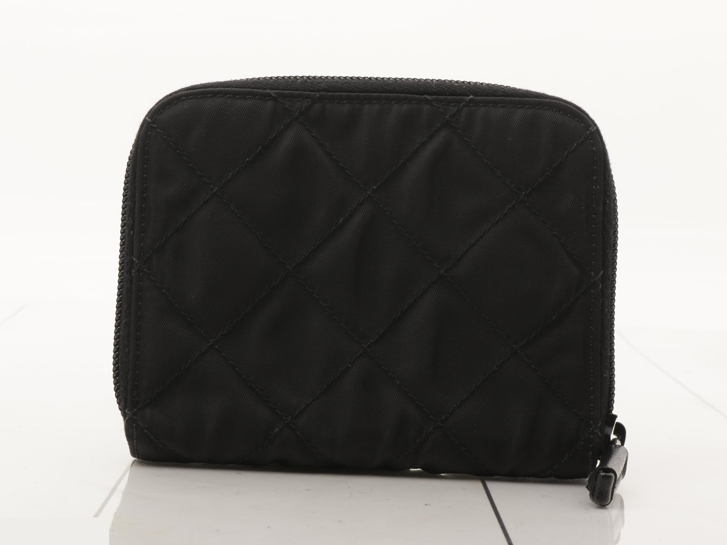 Triangle Logo Nylon Bi-fold Wallet — view 2