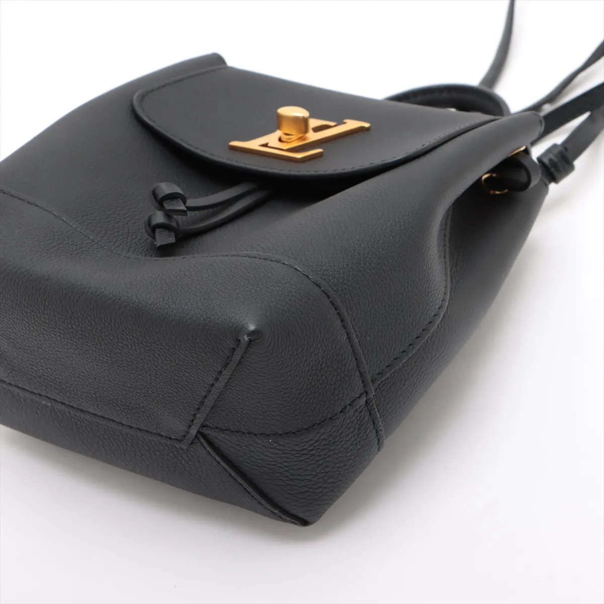 LV Logo Lockme Backpack MINI M54573 DU4167 Black (RFID detected) — view 3
