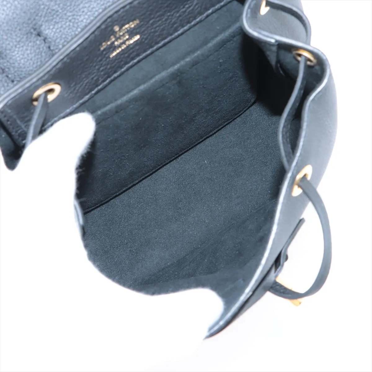 LV Logo Lockme Backpack MINI M54573 DU4167 Black (RFID detected) — view 7