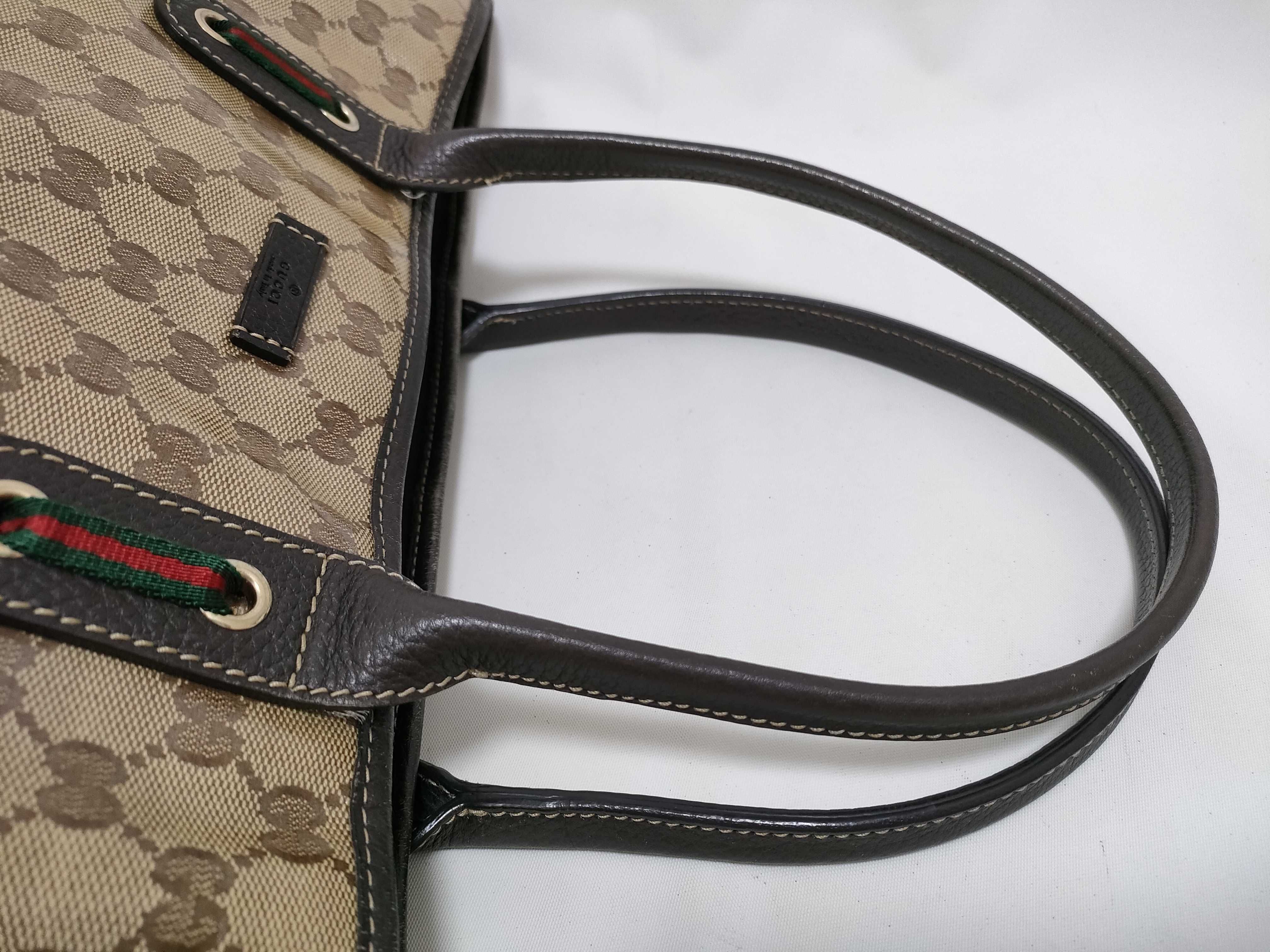 GG Supreme Gucci 293592 002123 GG Crystal Tote Bag, Faux Leather, Beige Tote Bag — view 3