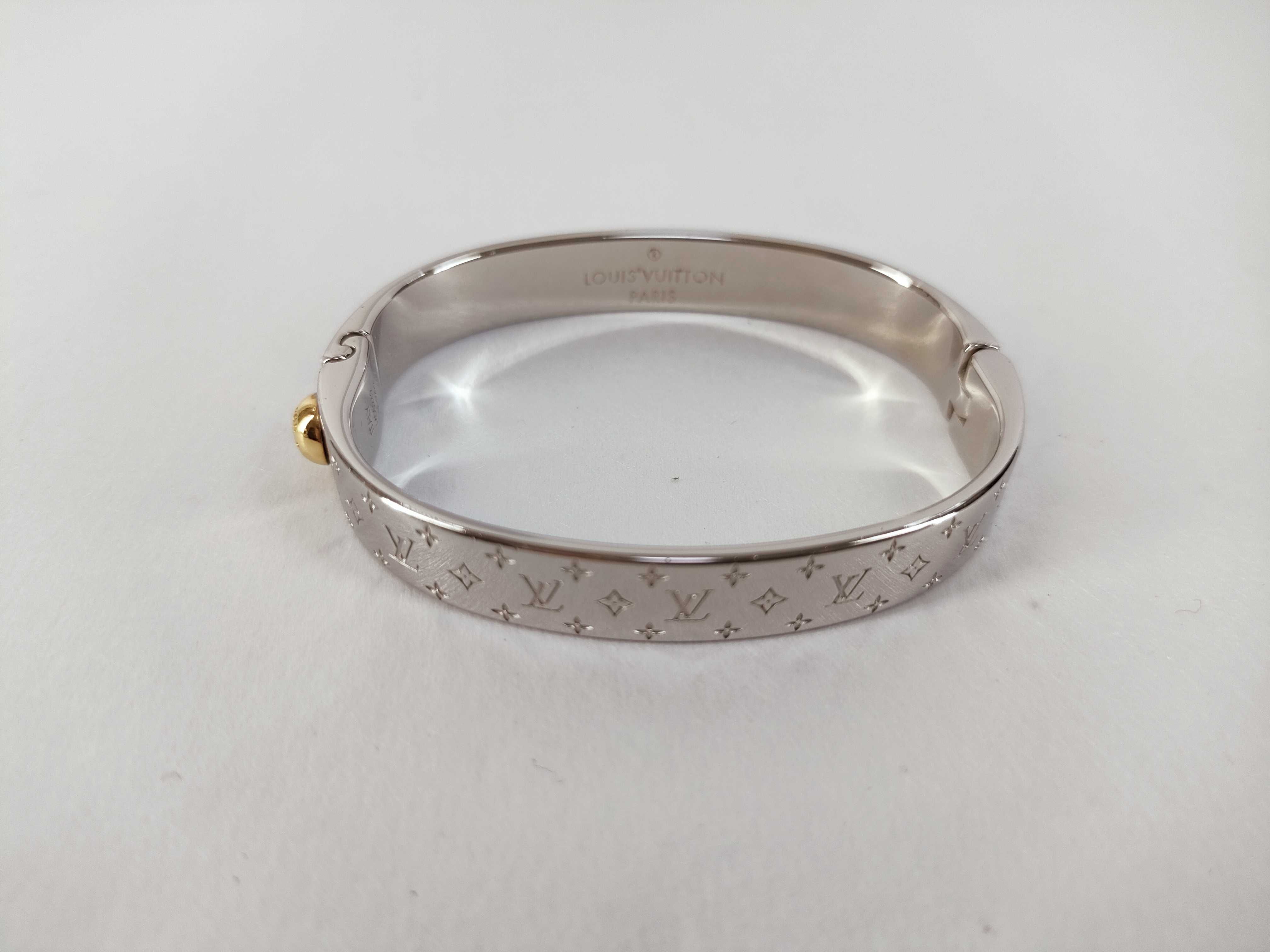 Cuff Nanogram Buckle Bracelet, Size S, M00249 (Bracelet/Bangle)