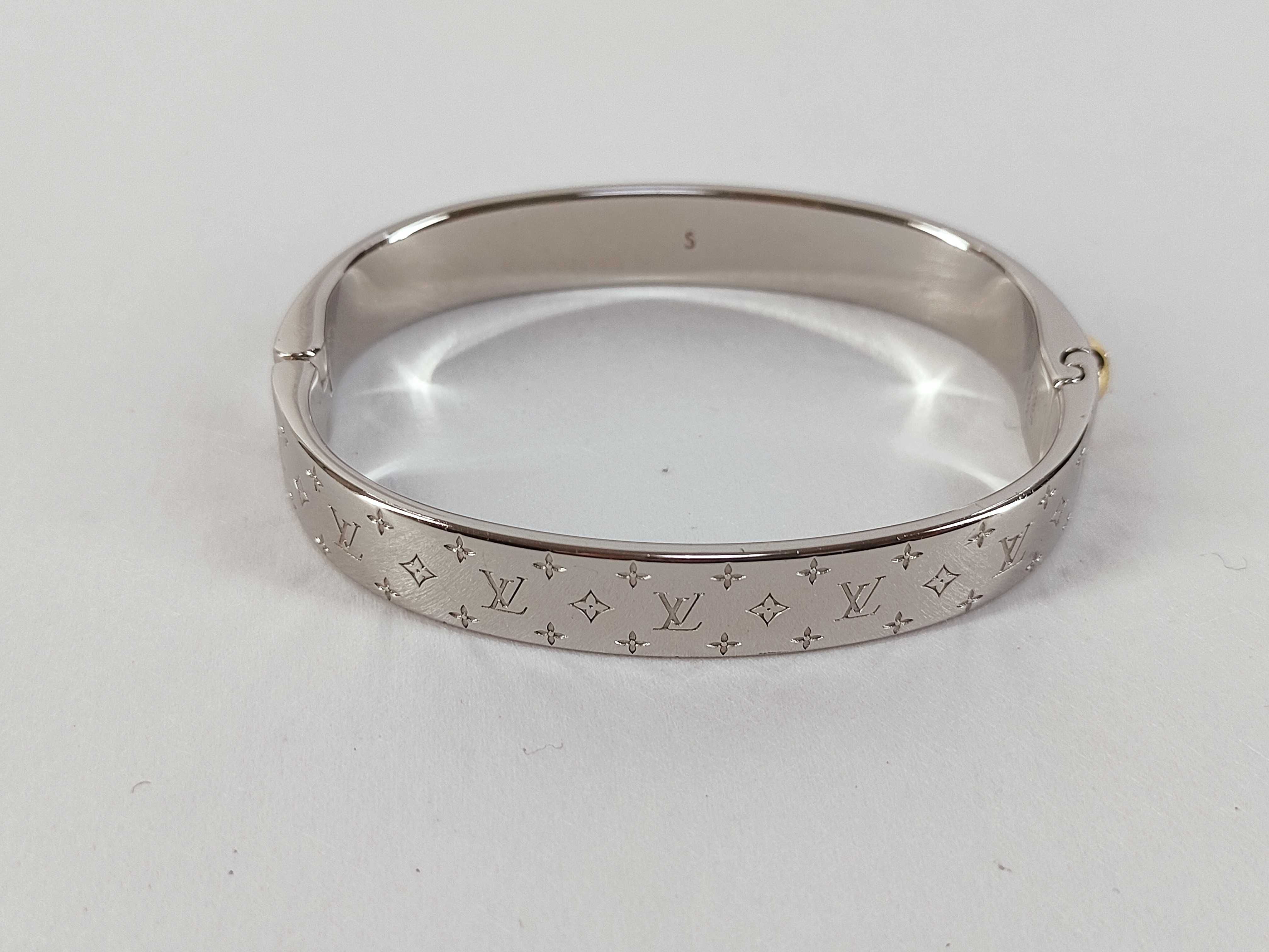 Cuff Nanogram Buckle Bracelet, Size S, M00249 (Bracelet/Bangle) — view 2