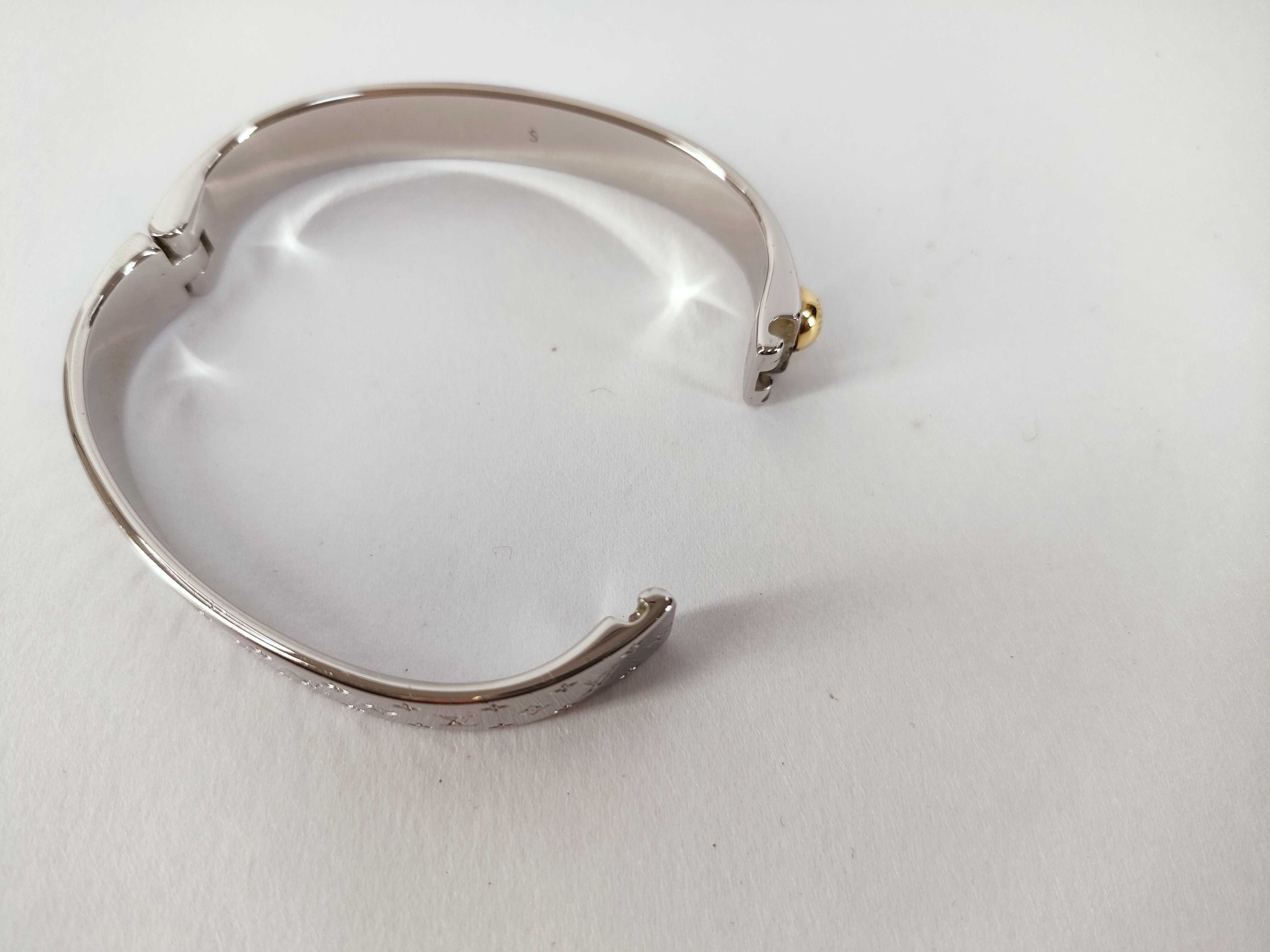 Cuff Nanogram Buckle Bracelet, Size S, M00249 (Bracelet/Bangle) — view 6