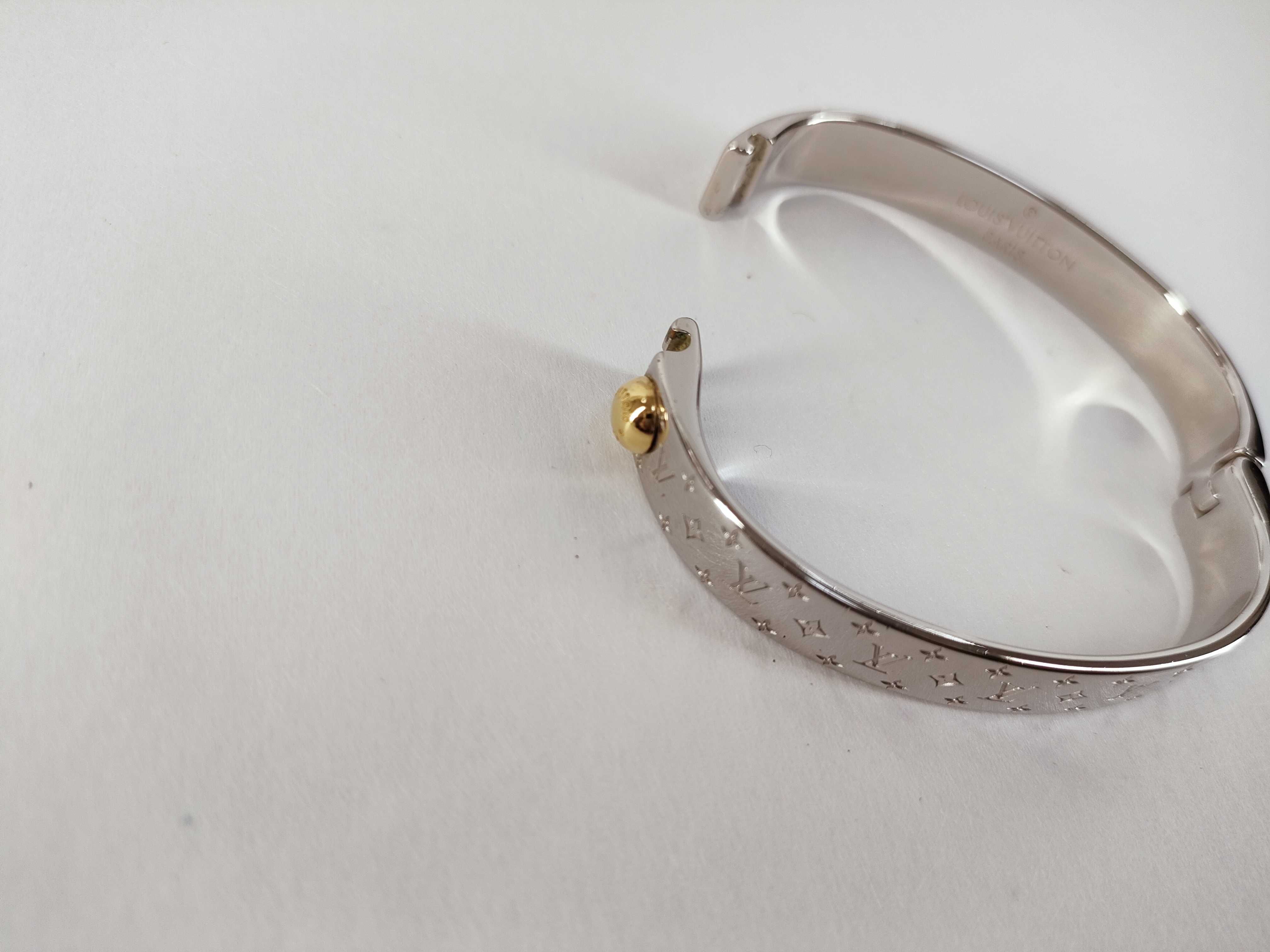 Cuff Nanogram Buckle Bracelet, Size S, M00249 (Bracelet/Bangle) — view 8