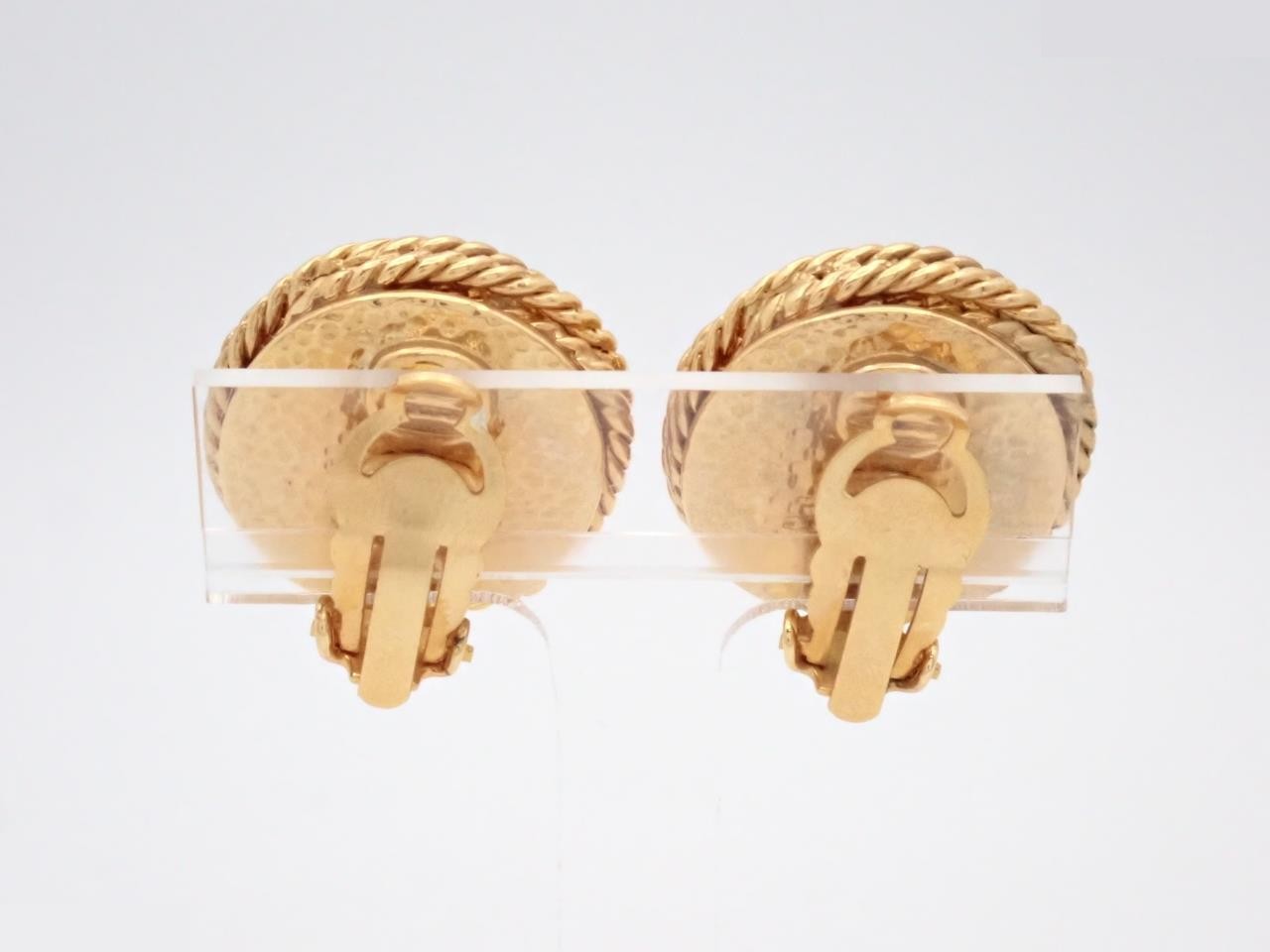 Faux pearl earrings 95A — view 2