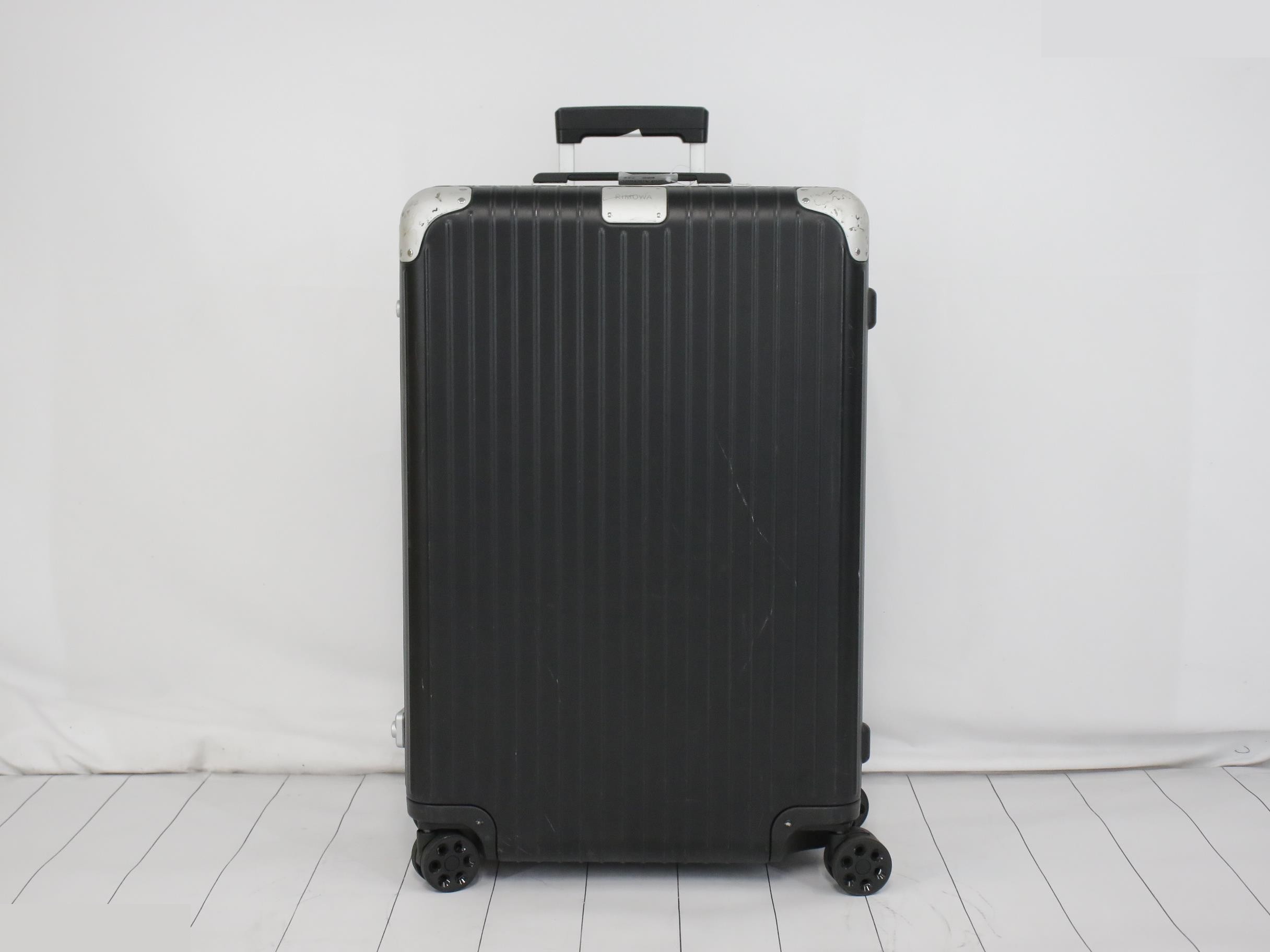 Hybrid Check-in L Carry-on Suitcase, Black/Silver