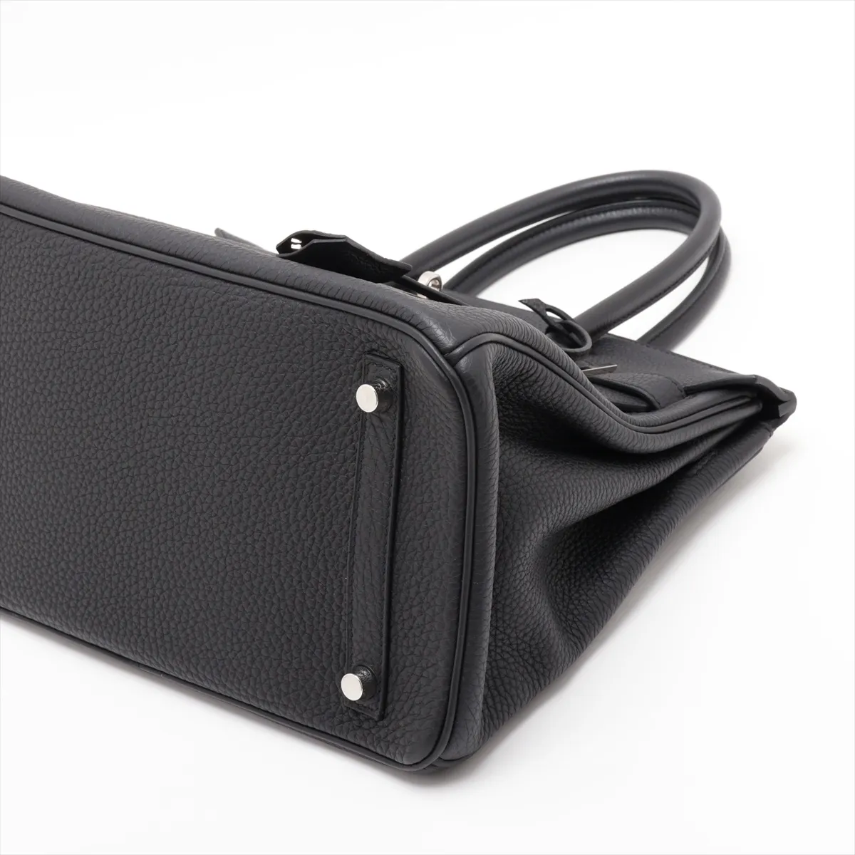 [Individually packaged] Hermes Birkin 30 Letournée Togo Black Silver Hardware Year: 2020 — view 3