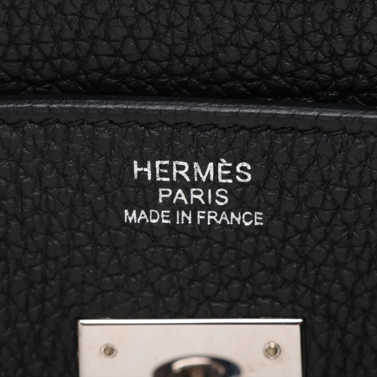 [Individually packaged] Hermes Birkin 30 Letournée Togo Black Silver Hardware Year: 2020 — view 10