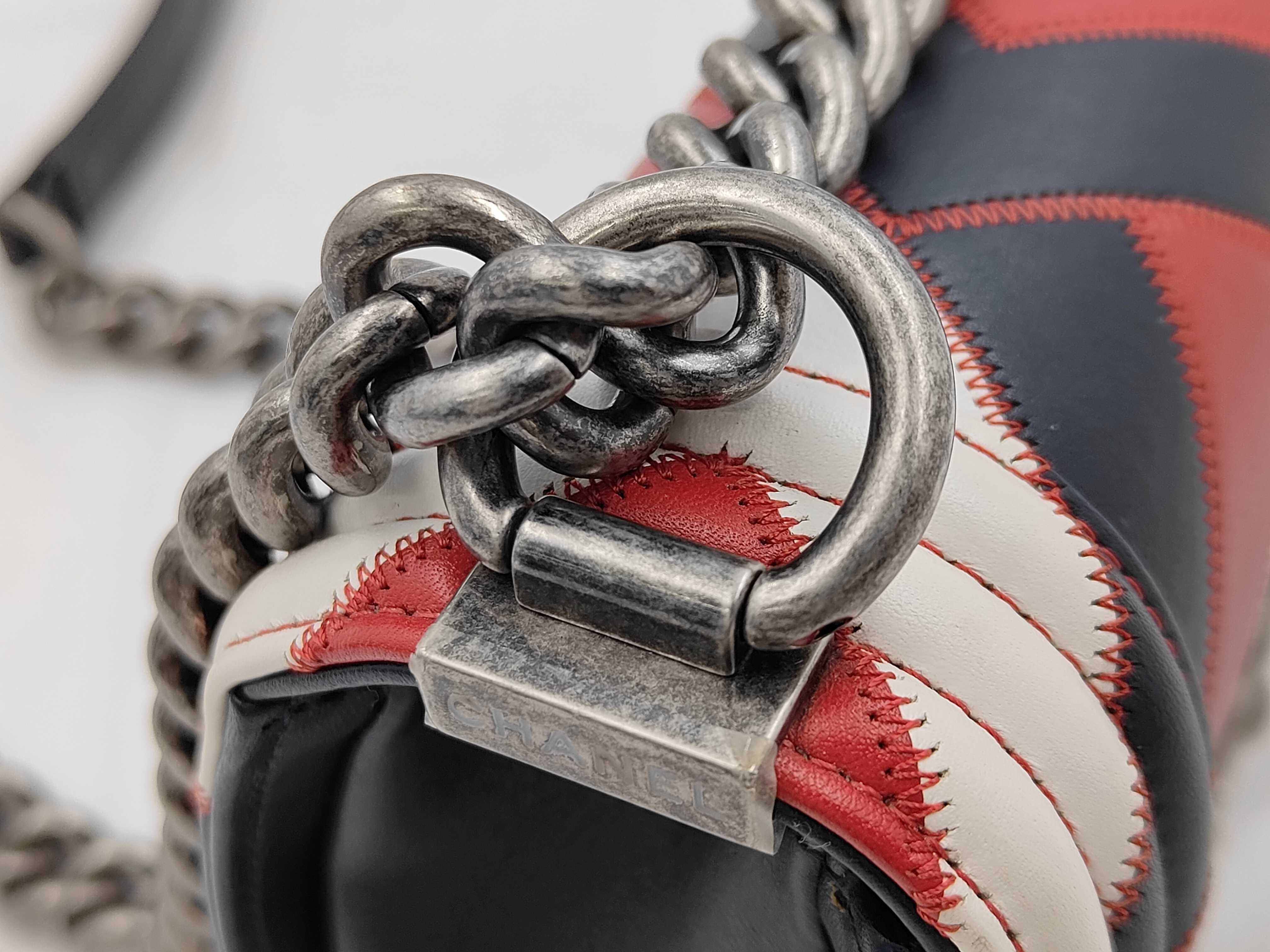 Boy Chanel Multicolor Chain Shoulder Bag — view 5
