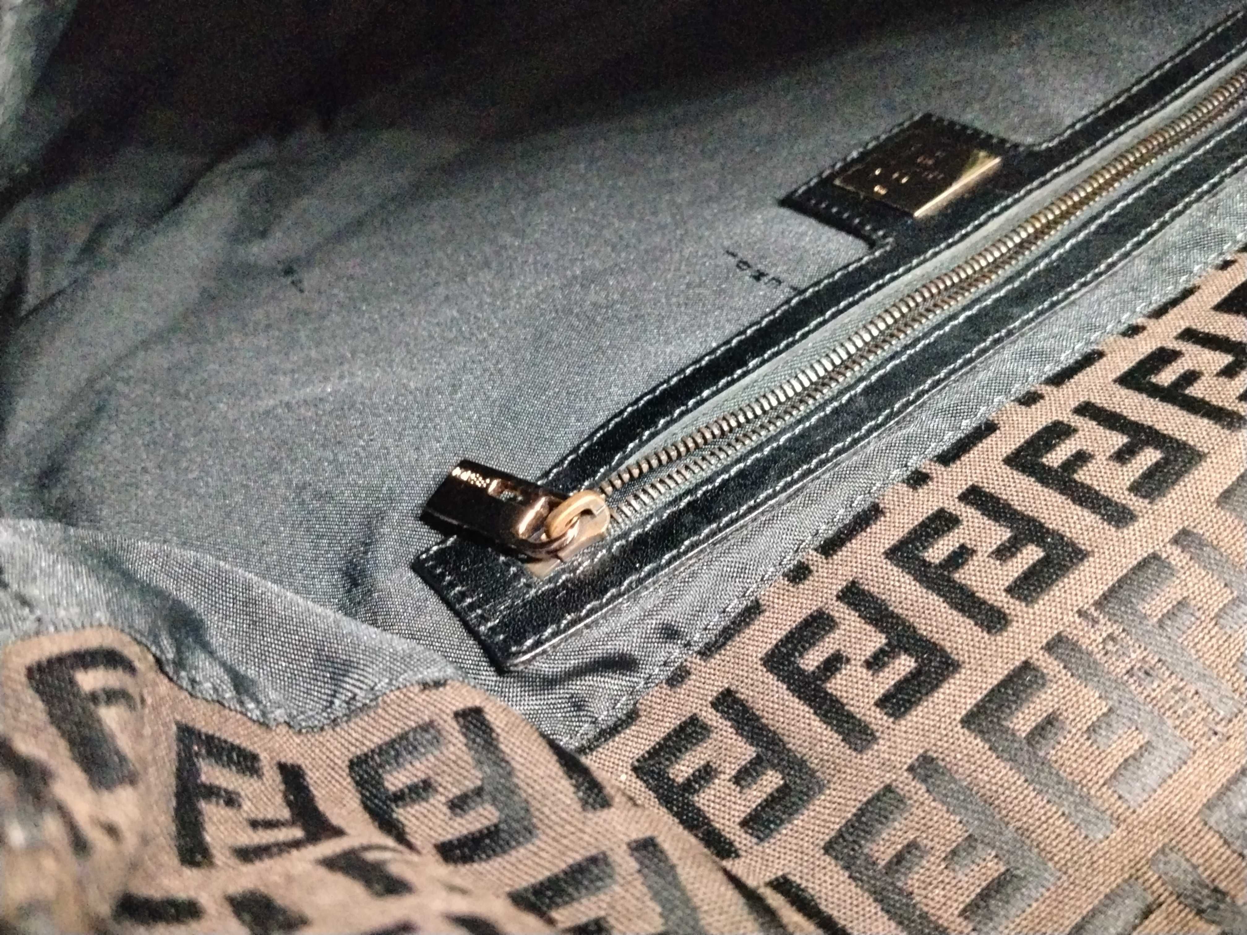 Mamma Fendi Zucca Zucchino Mamma Bucket Shoulder Bag — view 12