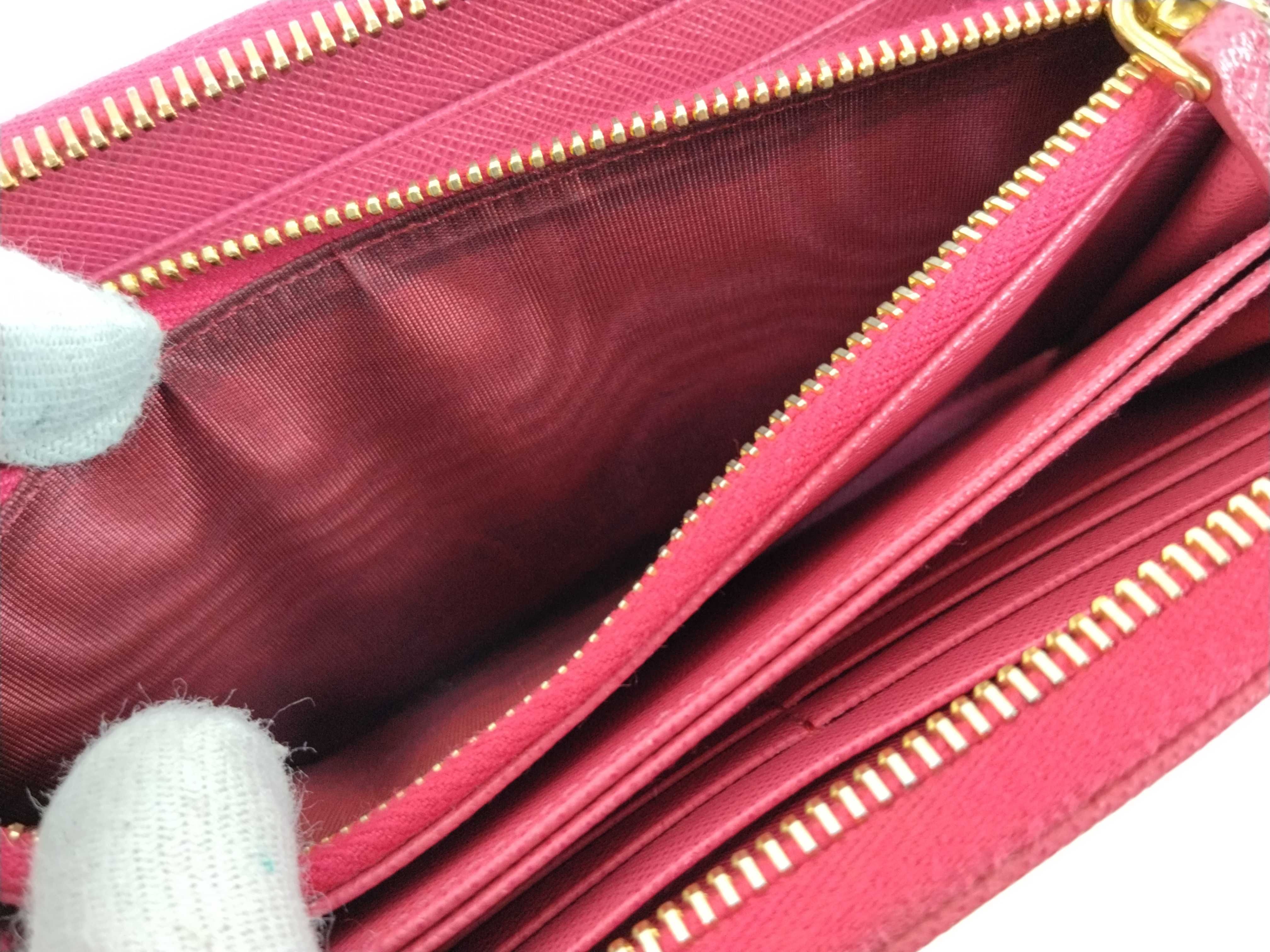 Saffiano Zippy Wallet Pink — view 11