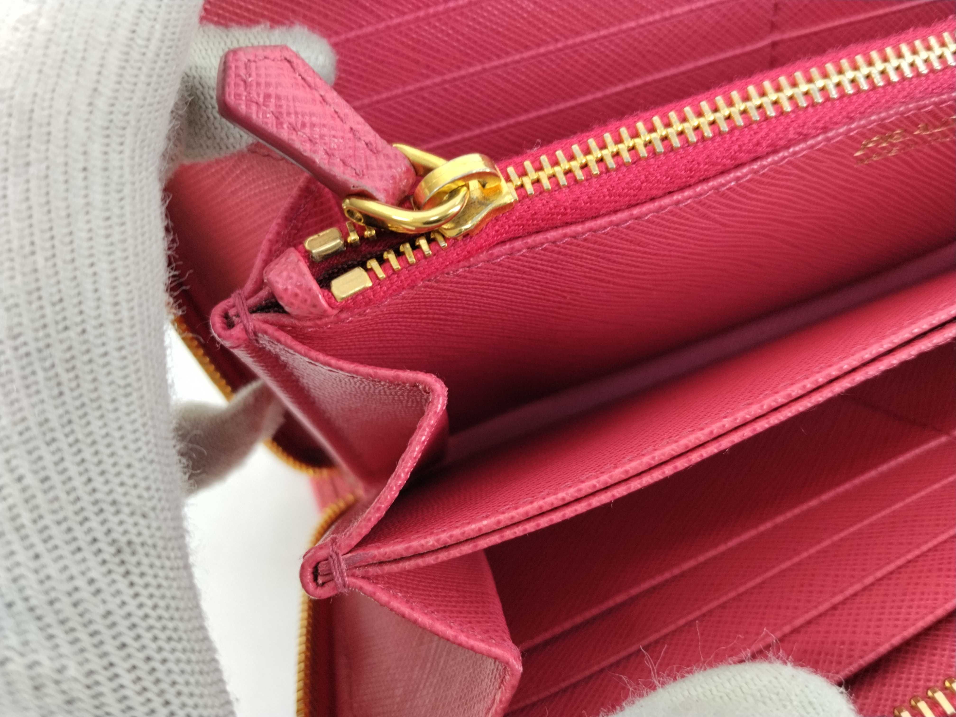 Saffiano Zippy Wallet Pink — view 12