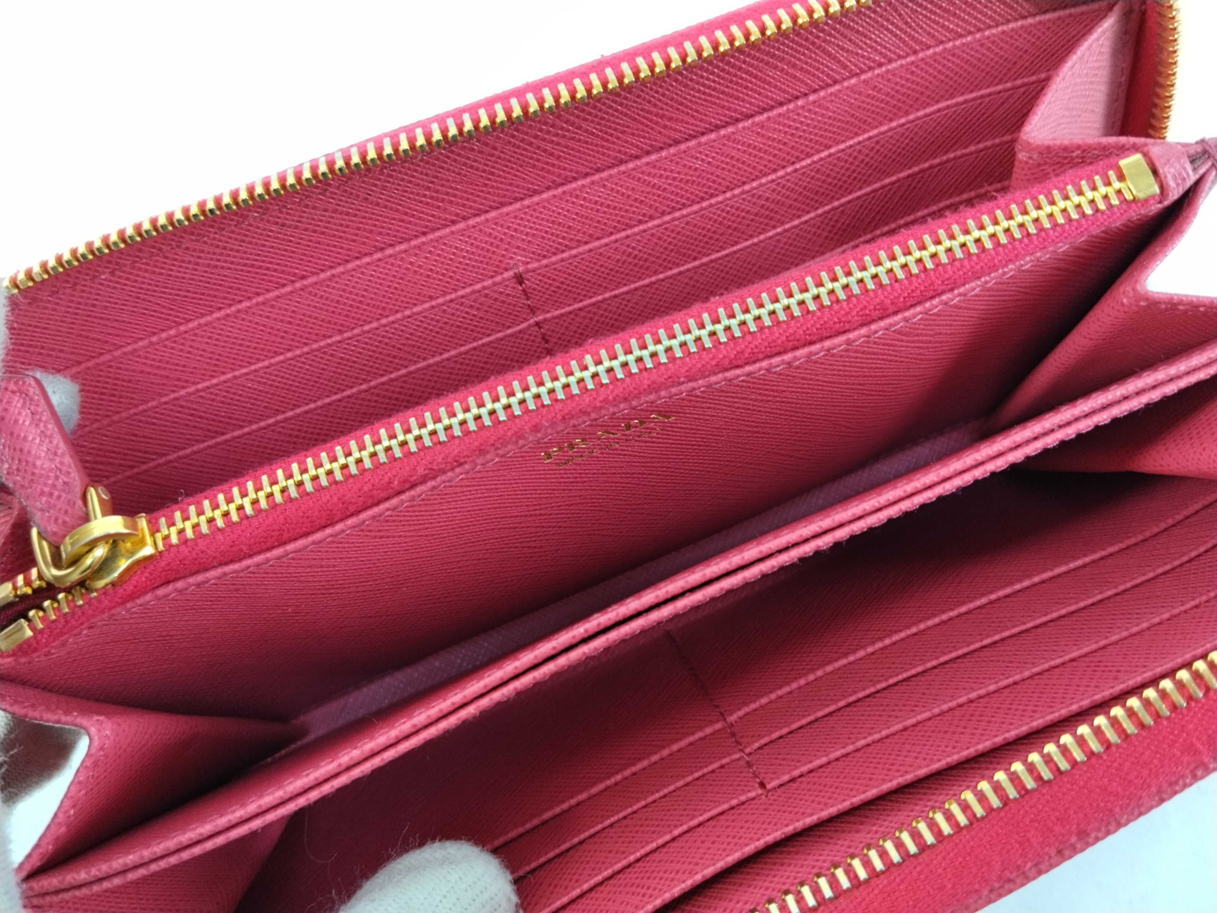 Saffiano Zippy Wallet Pink — view 14