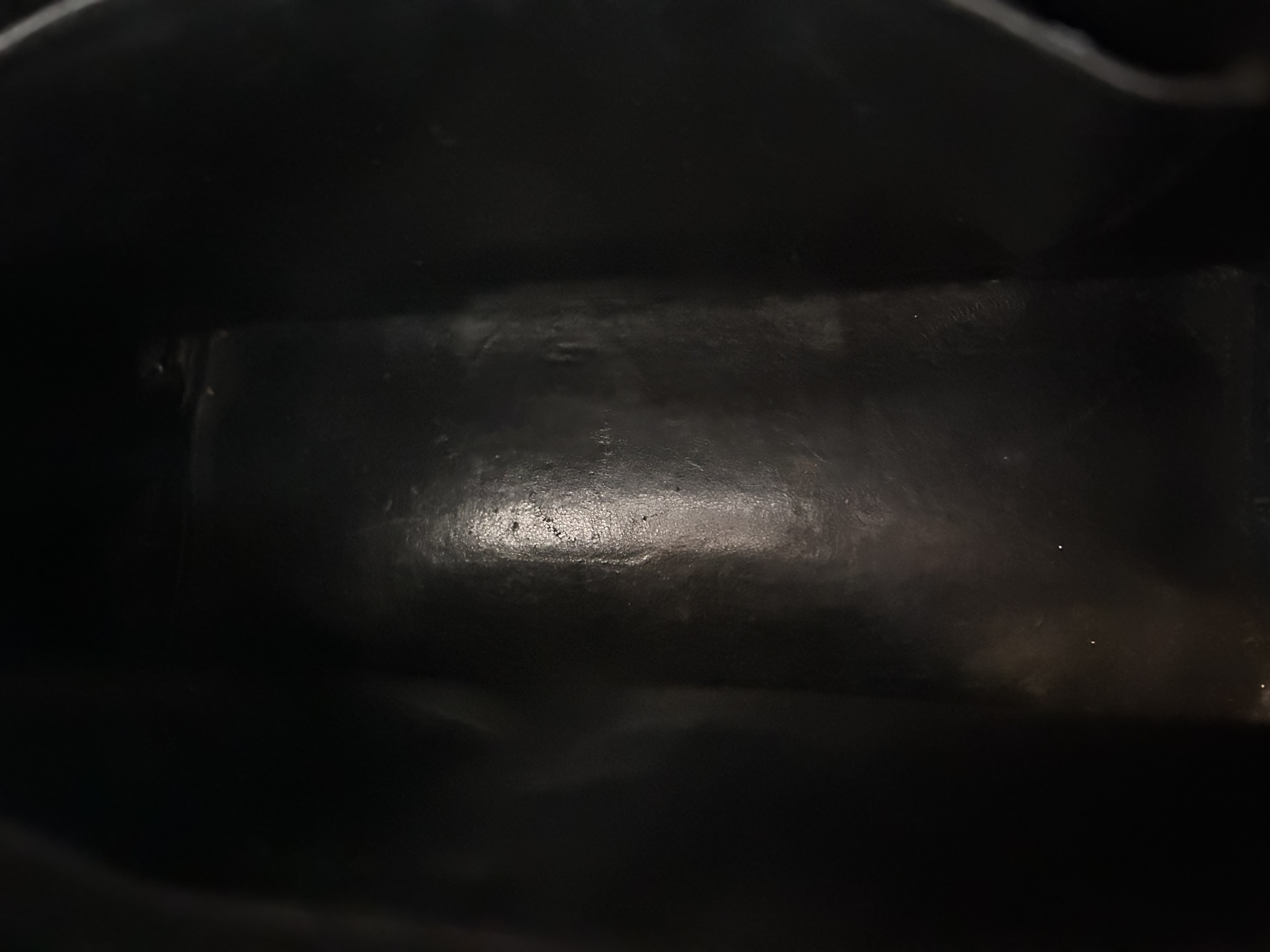 reproduction tote caviar skin silver hardware bag — view 7