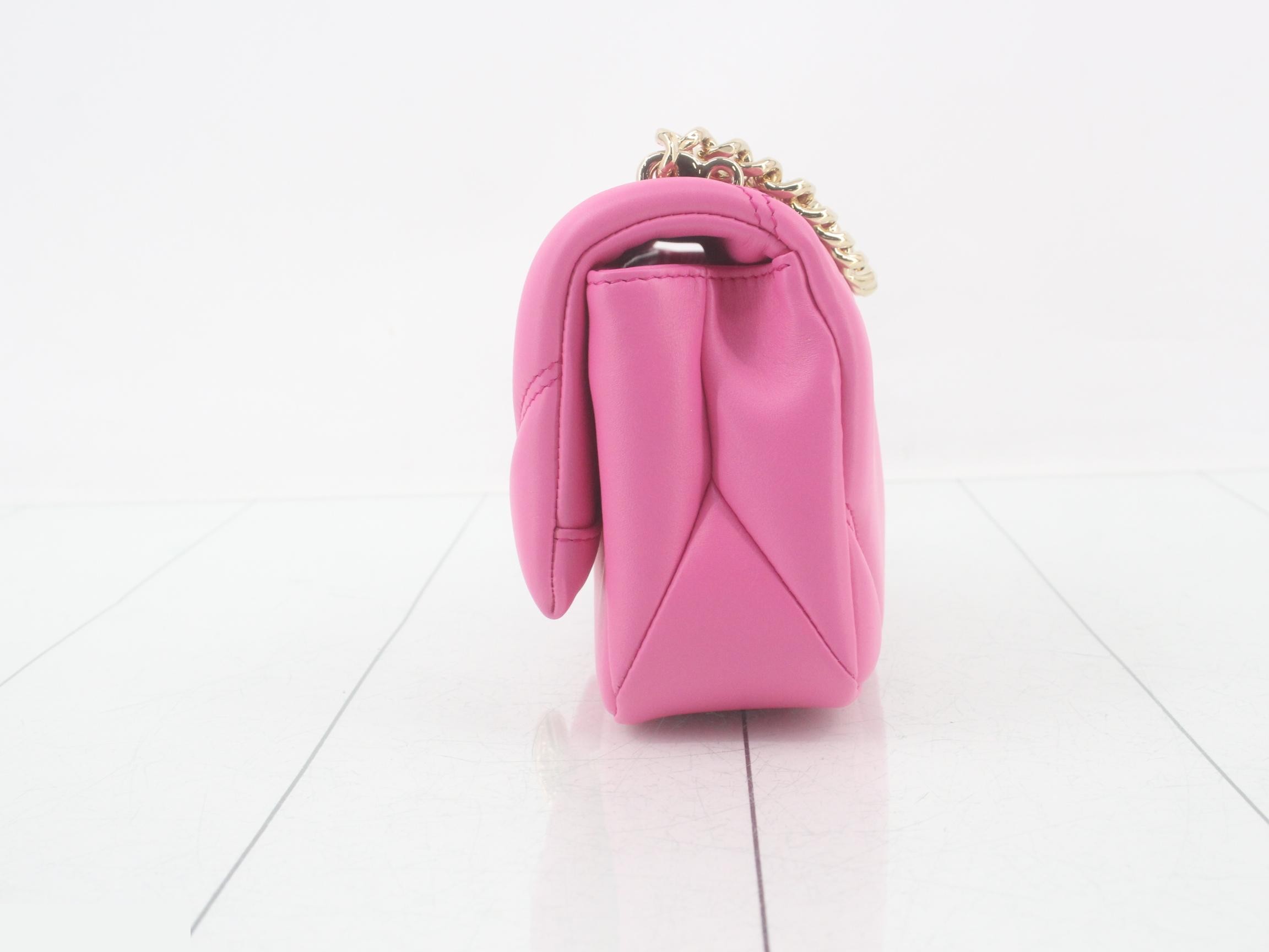 Serpenti 2-Way Shoulder Bag, Unused, Pink — view 3