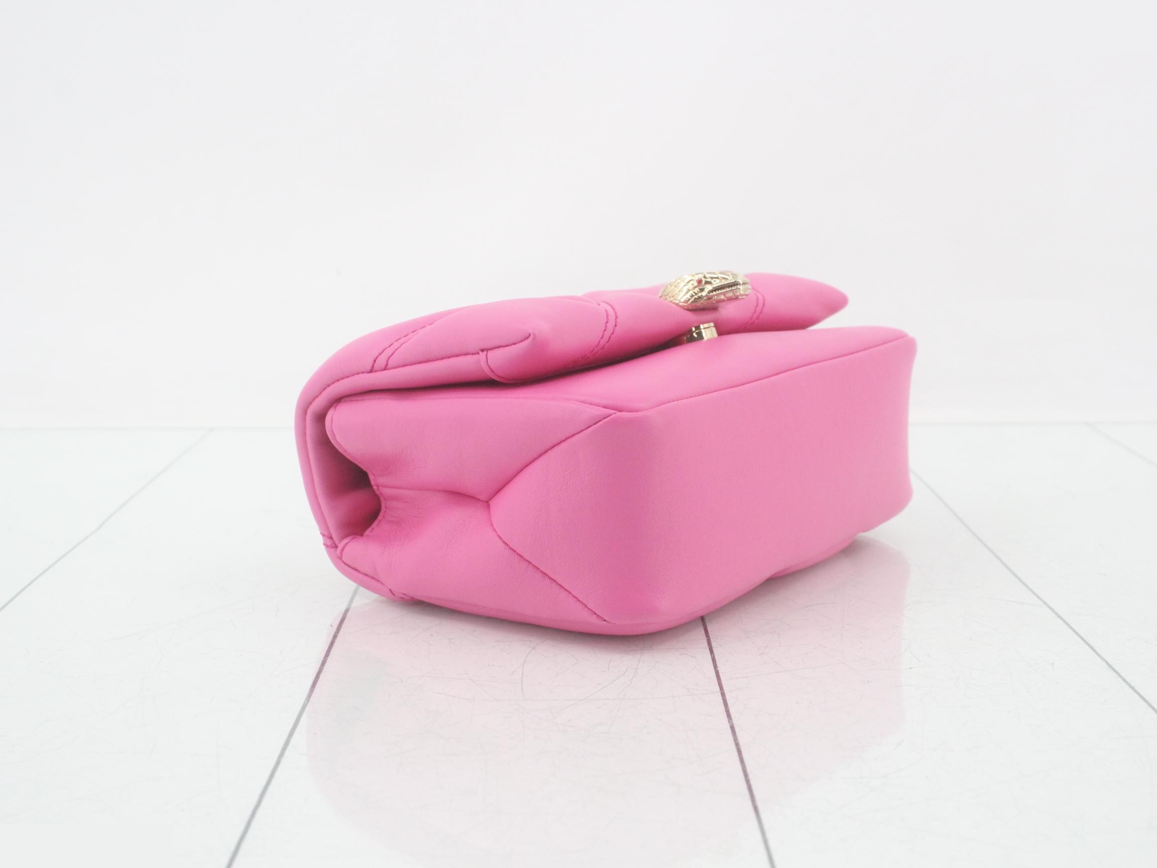 Serpenti 2-Way Shoulder Bag, Unused, Pink — view 5