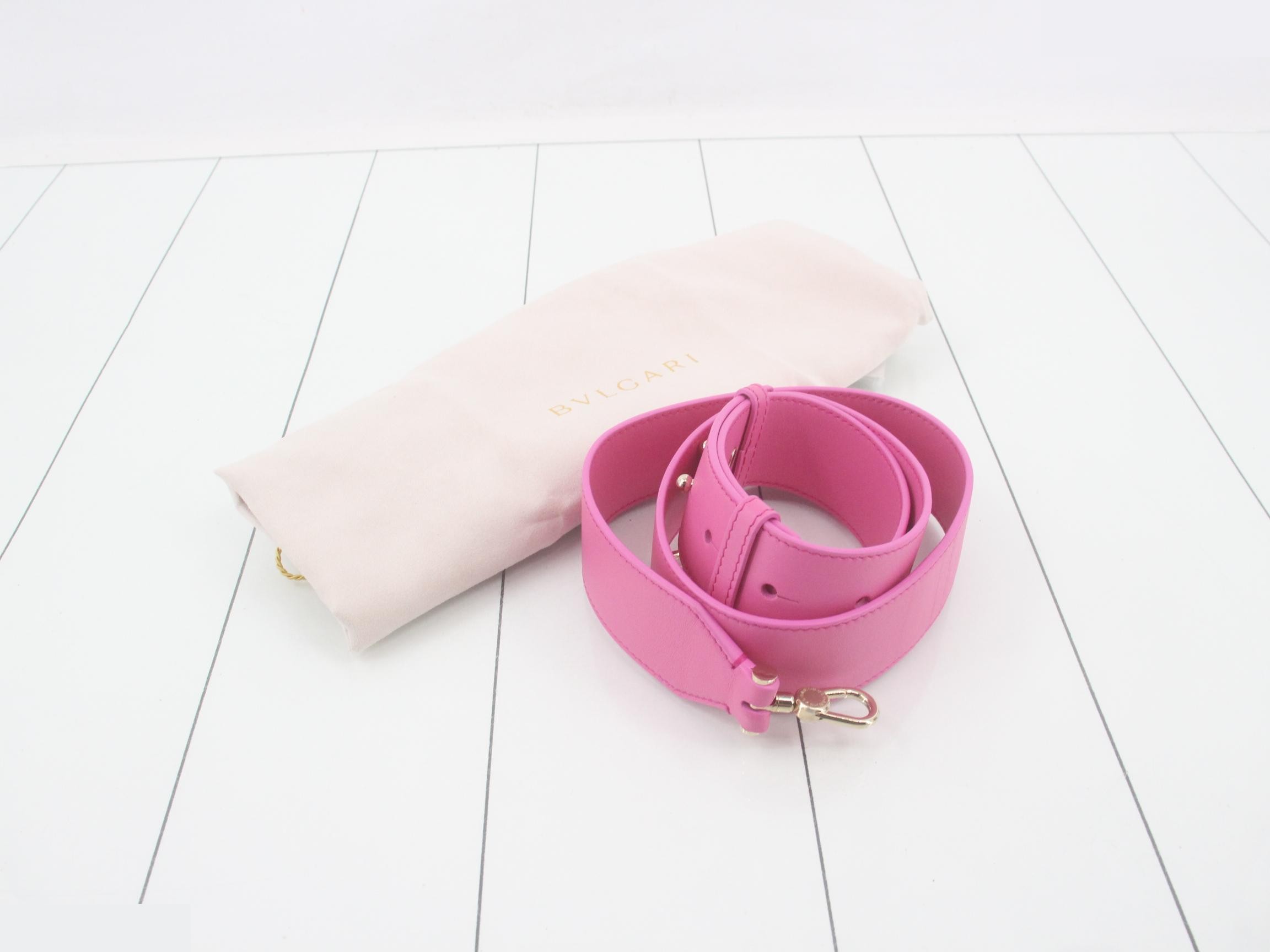 Serpenti 2-Way Shoulder Bag, Unused, Pink — view 7