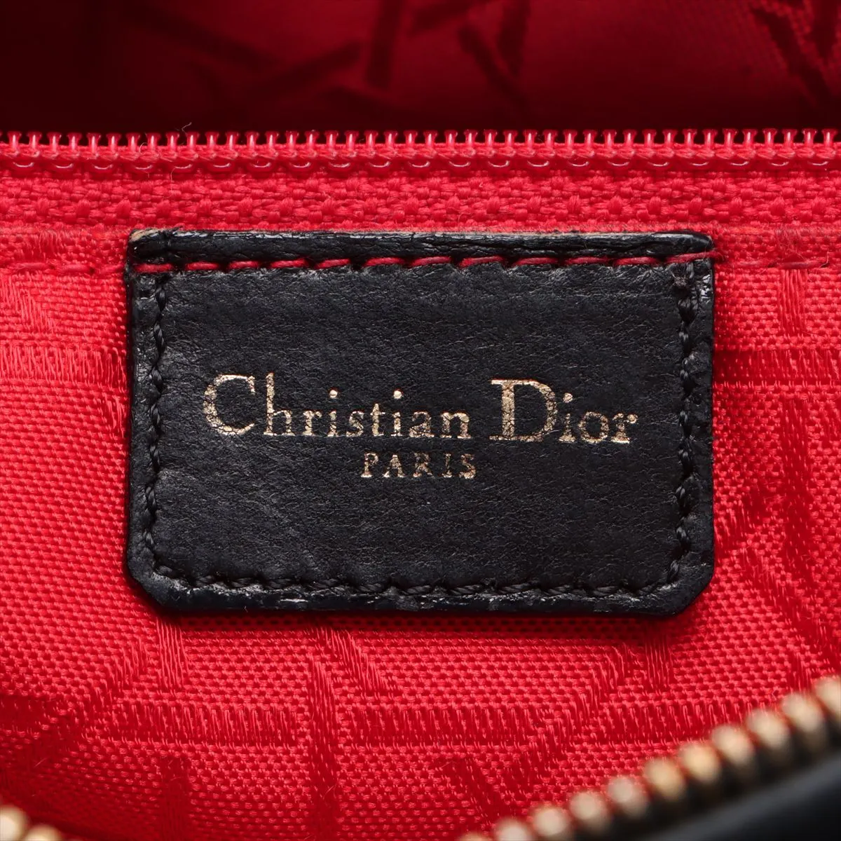 Cannage Lady Dior Patent Leather 2WAY Handbag Black — view 10