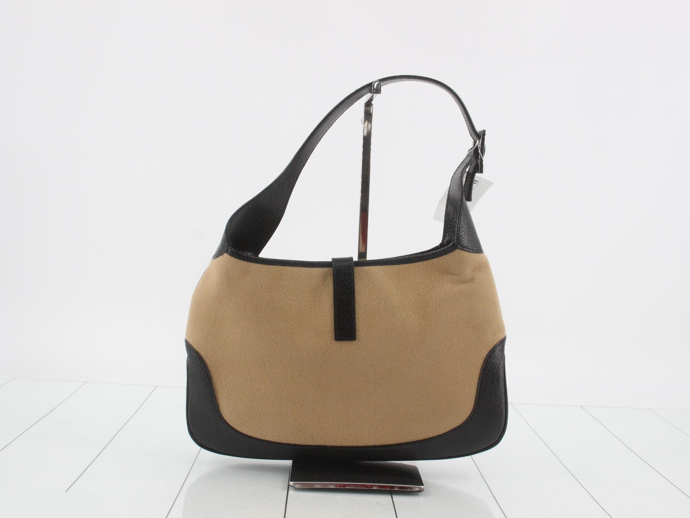 Jackie Felt Leather Combination Shoulder Bag — view 2