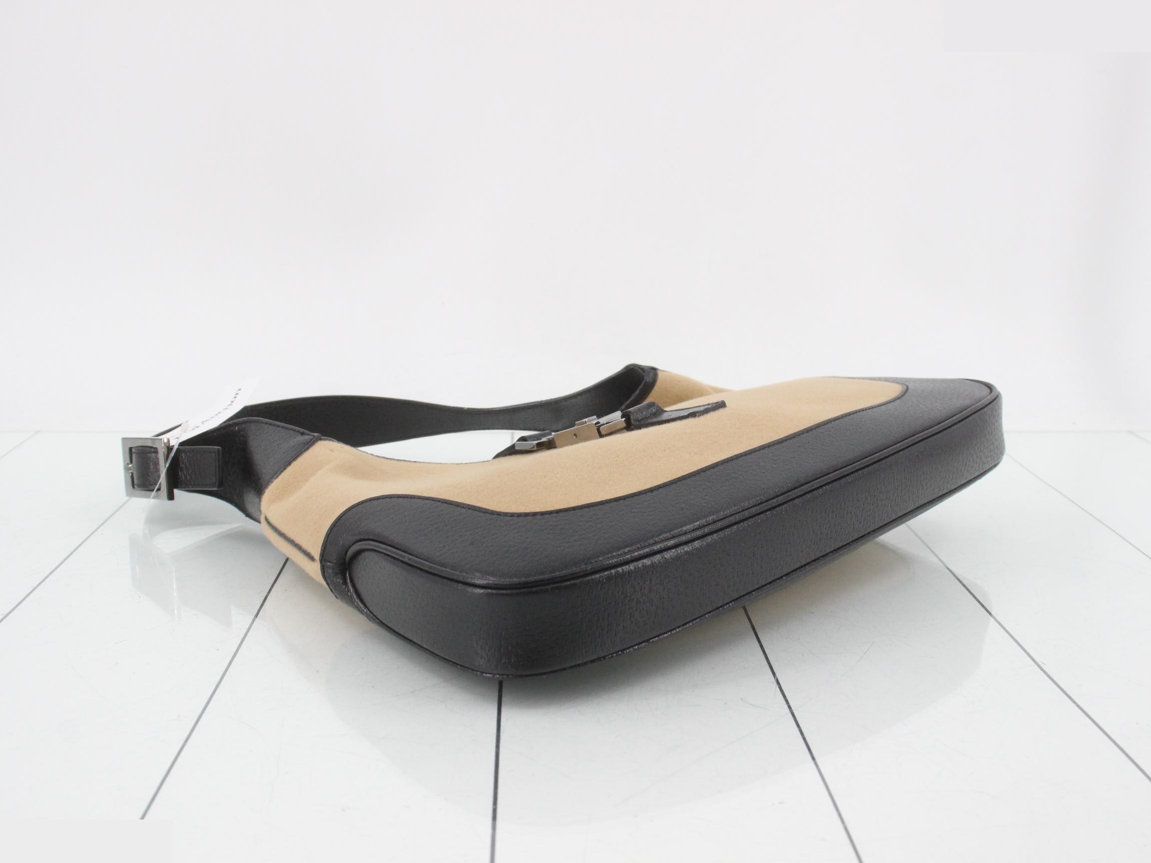 Jackie Felt Leather Combination Shoulder Bag — view 5