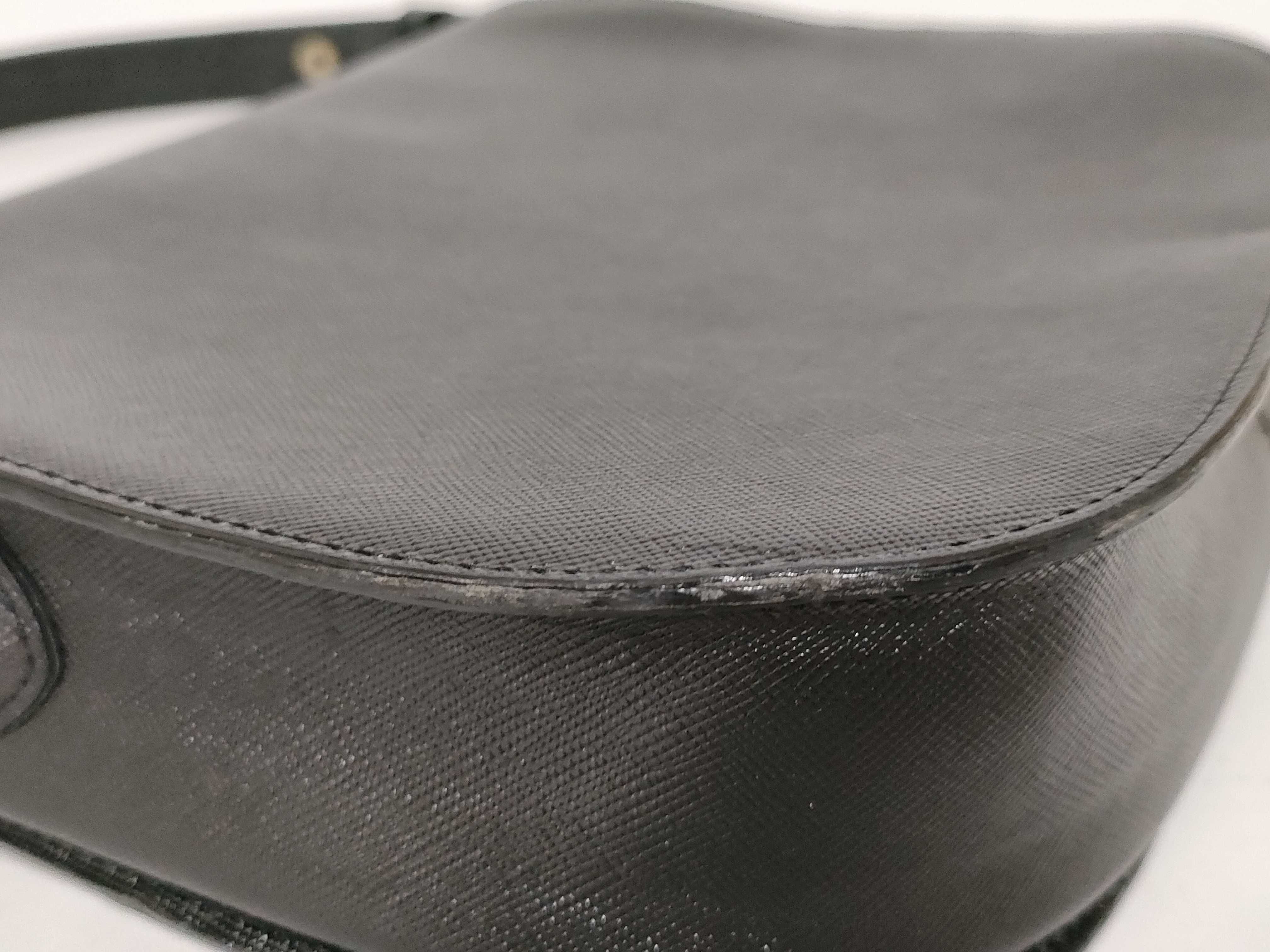 shoulder bag, YSL logo, black shoulder bag. — view 7