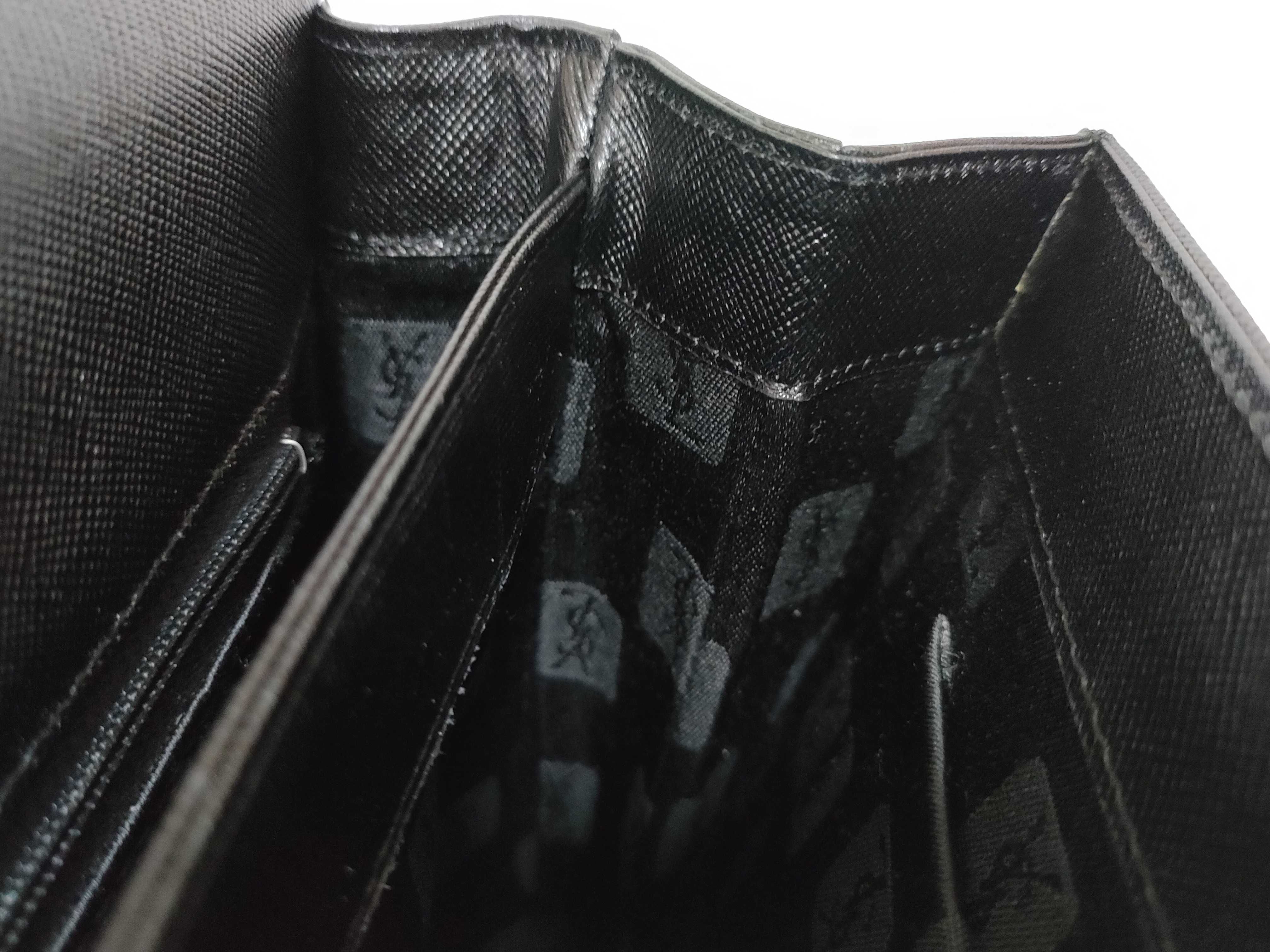 shoulder bag, YSL logo, black shoulder bag. — view 9