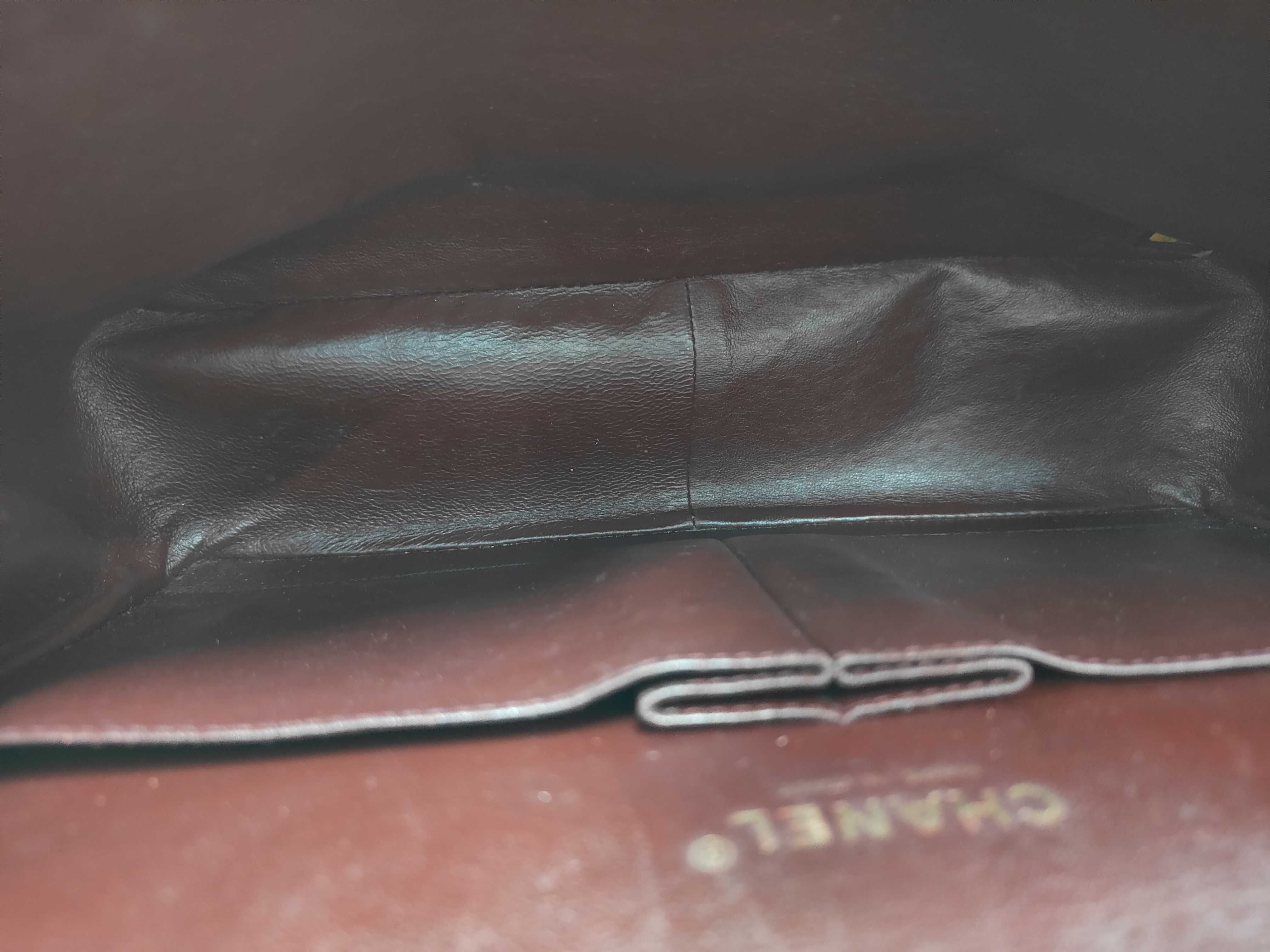 Chain Shoulder Bag, Lambskin, Black and Gold, Matelassé Shoulder Bag — view 8