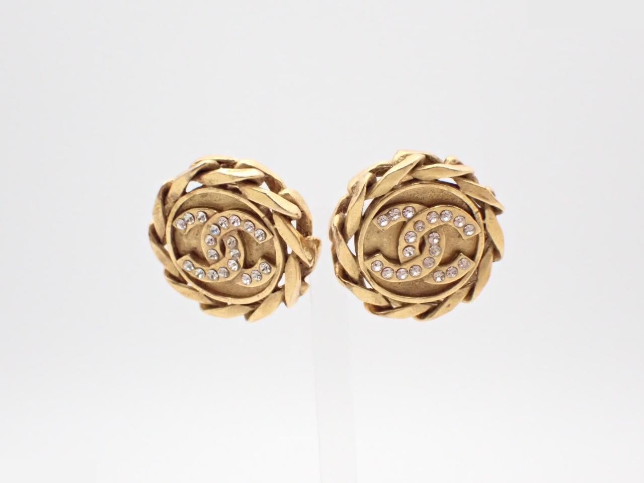 Vintage Coco Mark Earrings