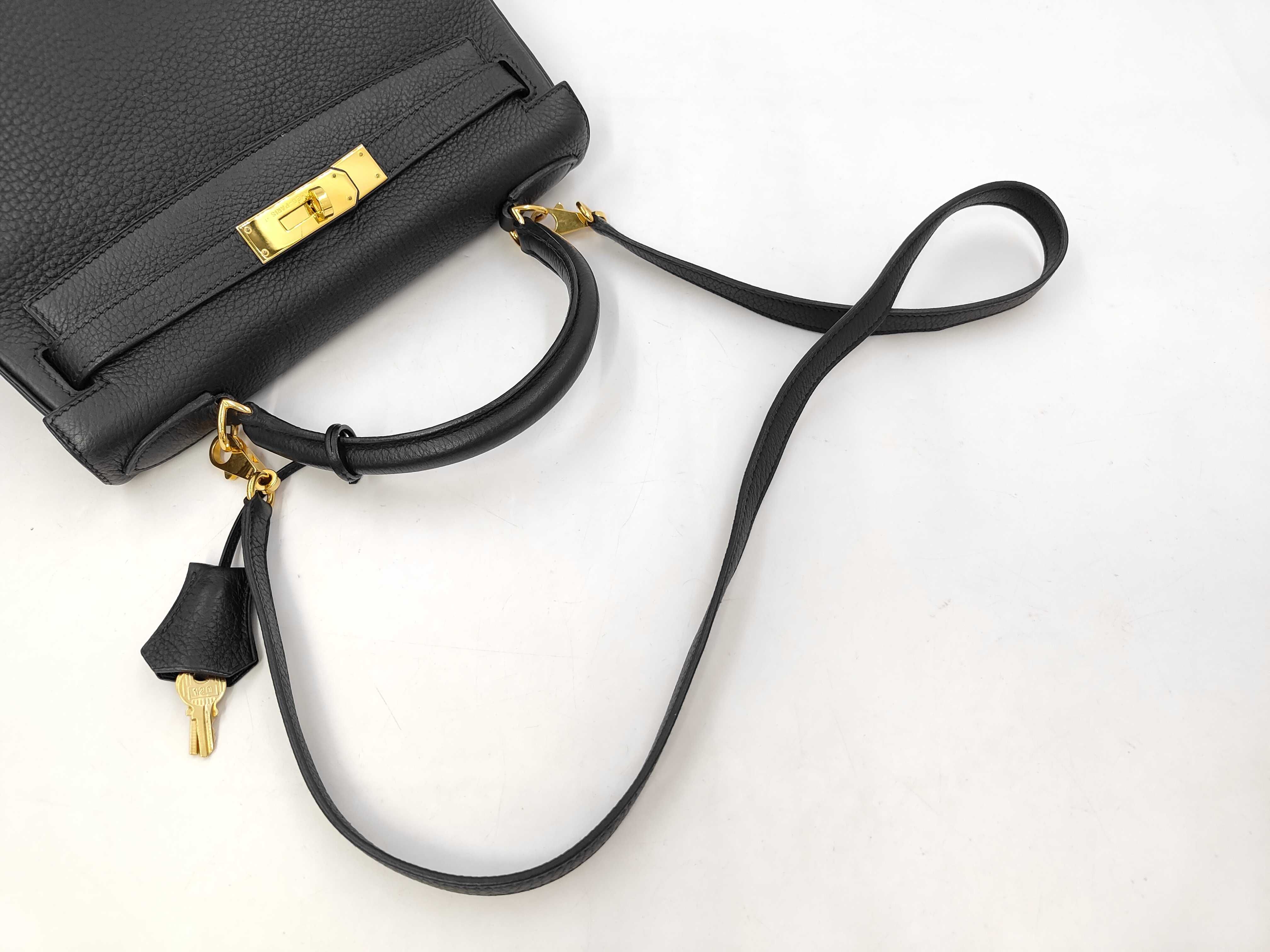 Kelly 28 H stamp shoulder bag — view 5