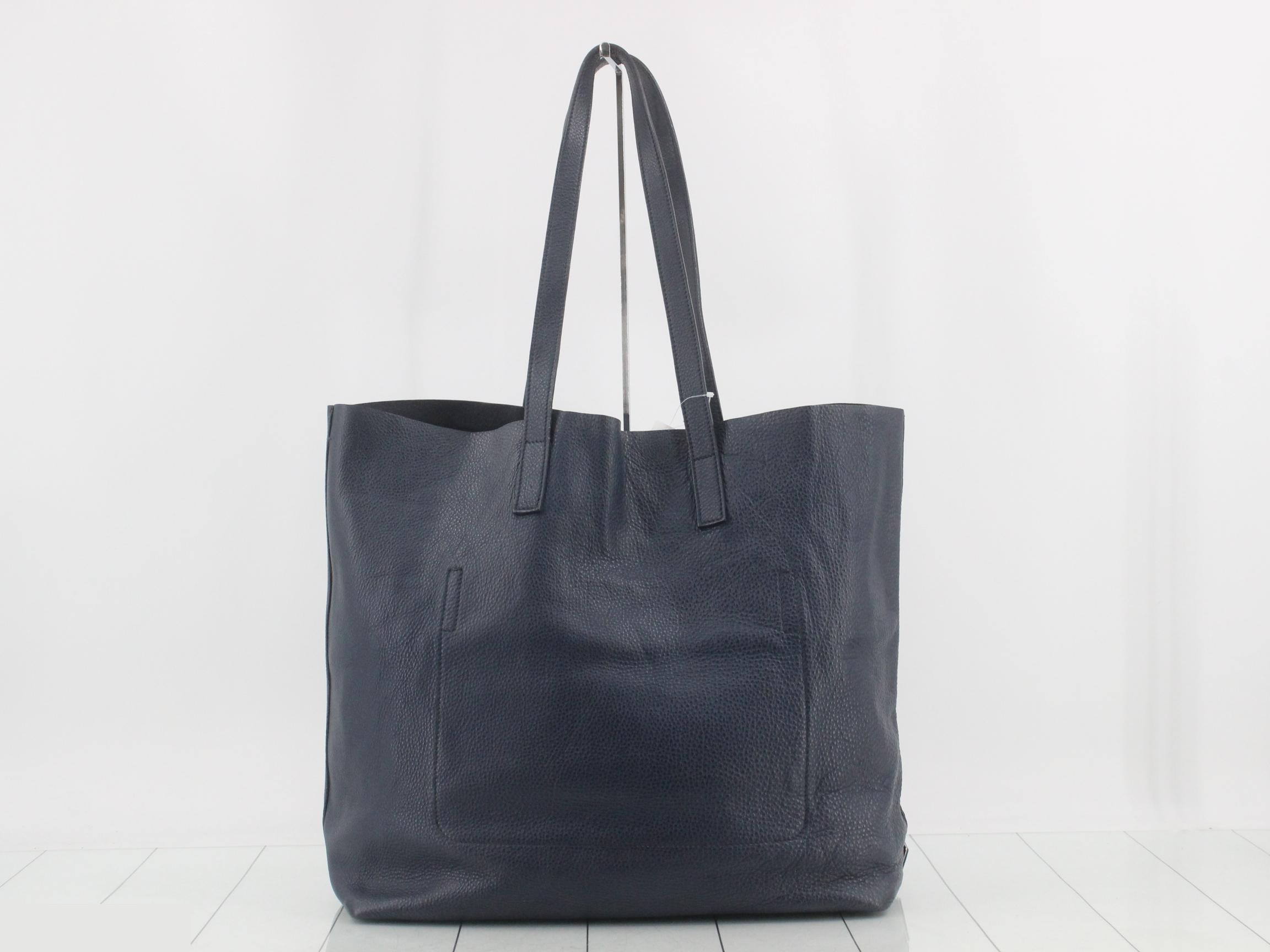Taurillon leather tote bag — view 2