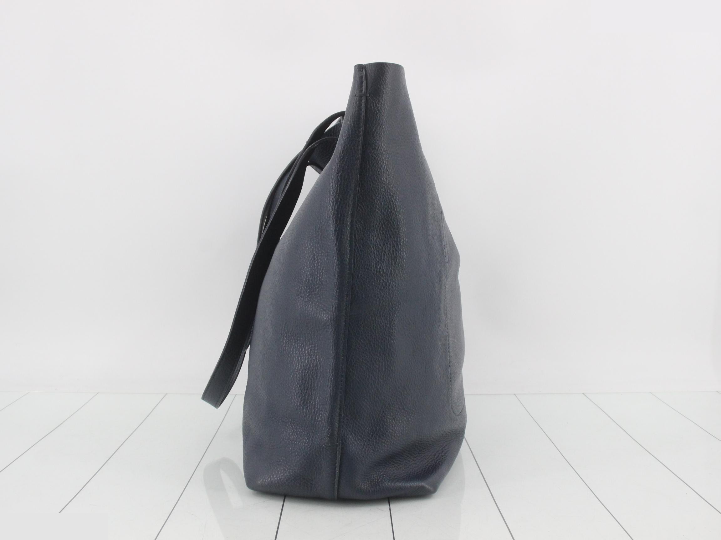 Taurillon leather tote bag — view 3
