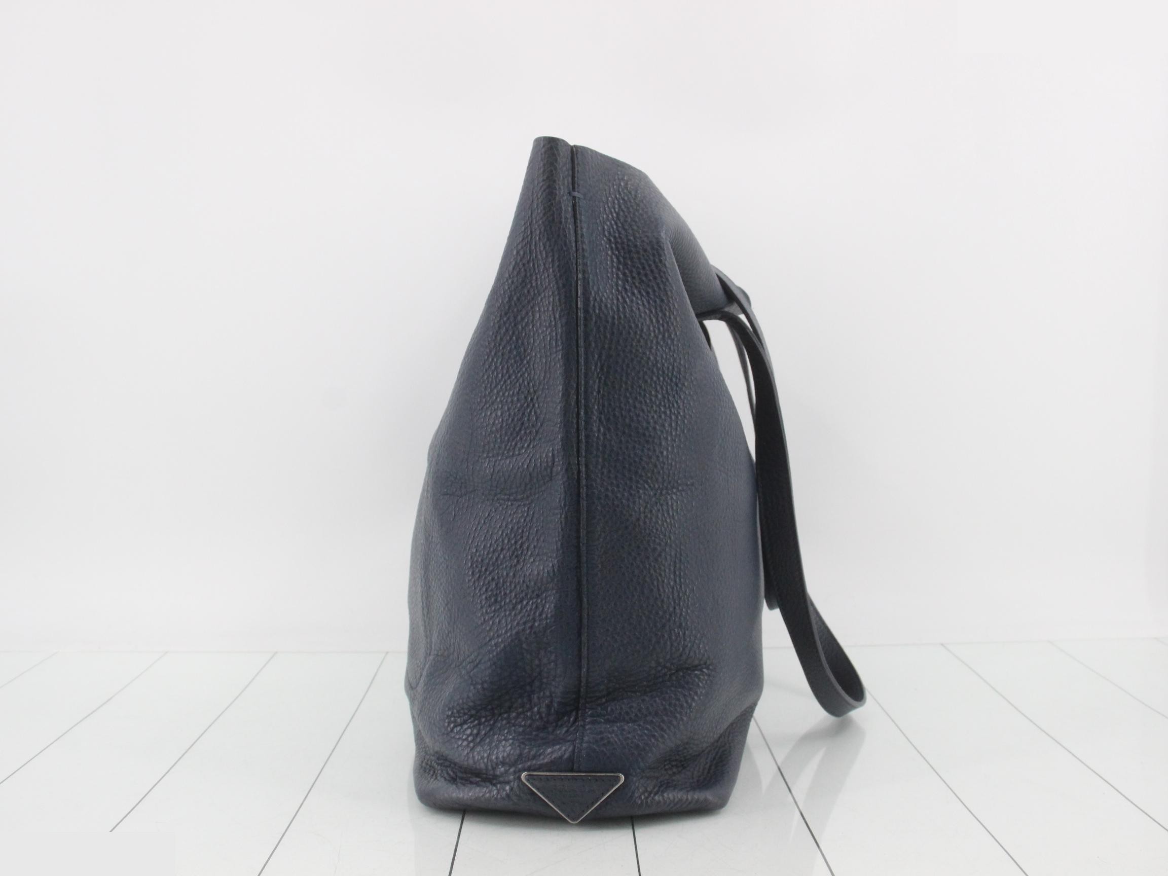 Taurillon leather tote bag — view 4